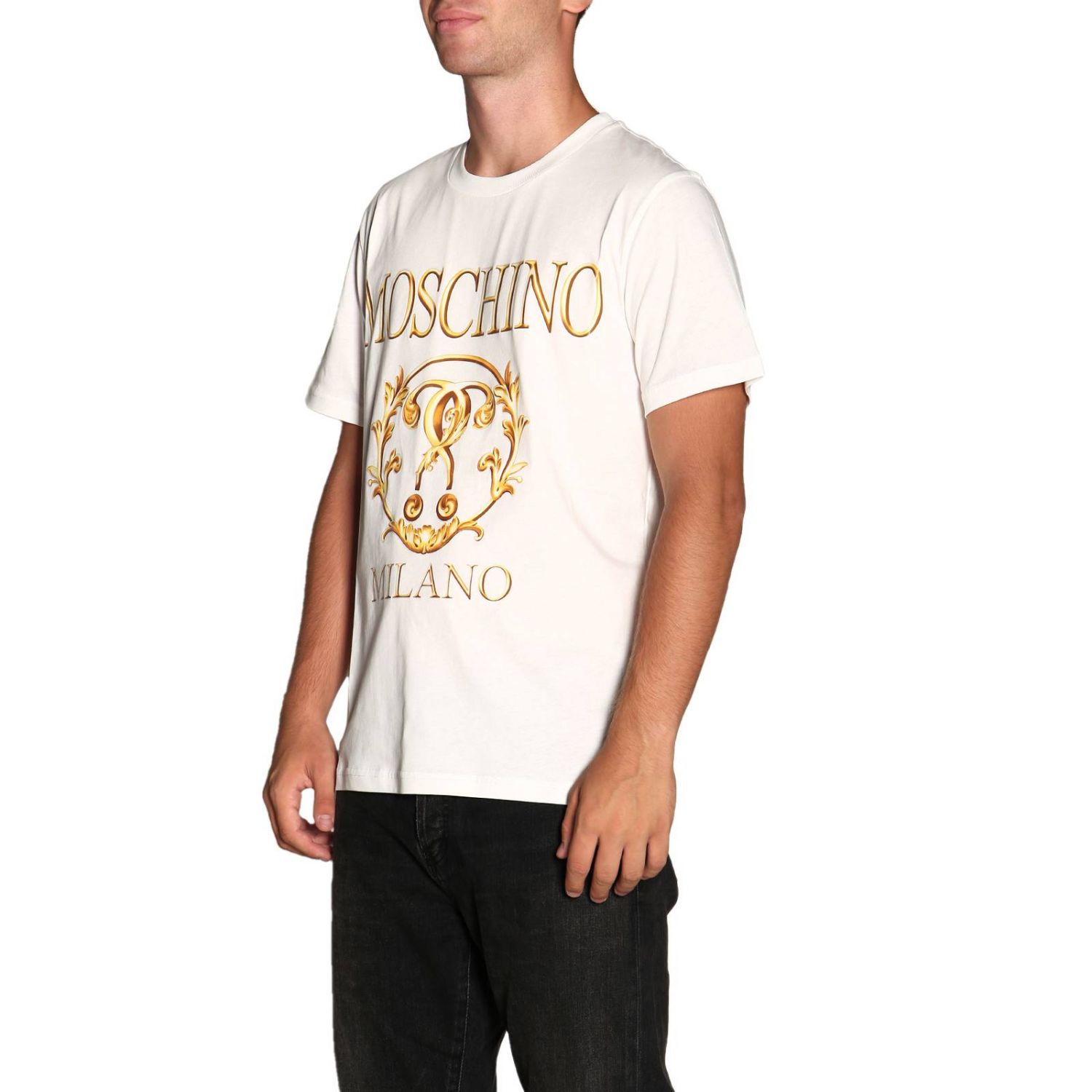 Moschino Couture Outlet: t-shirt for men - White | Moschino Couture t ...