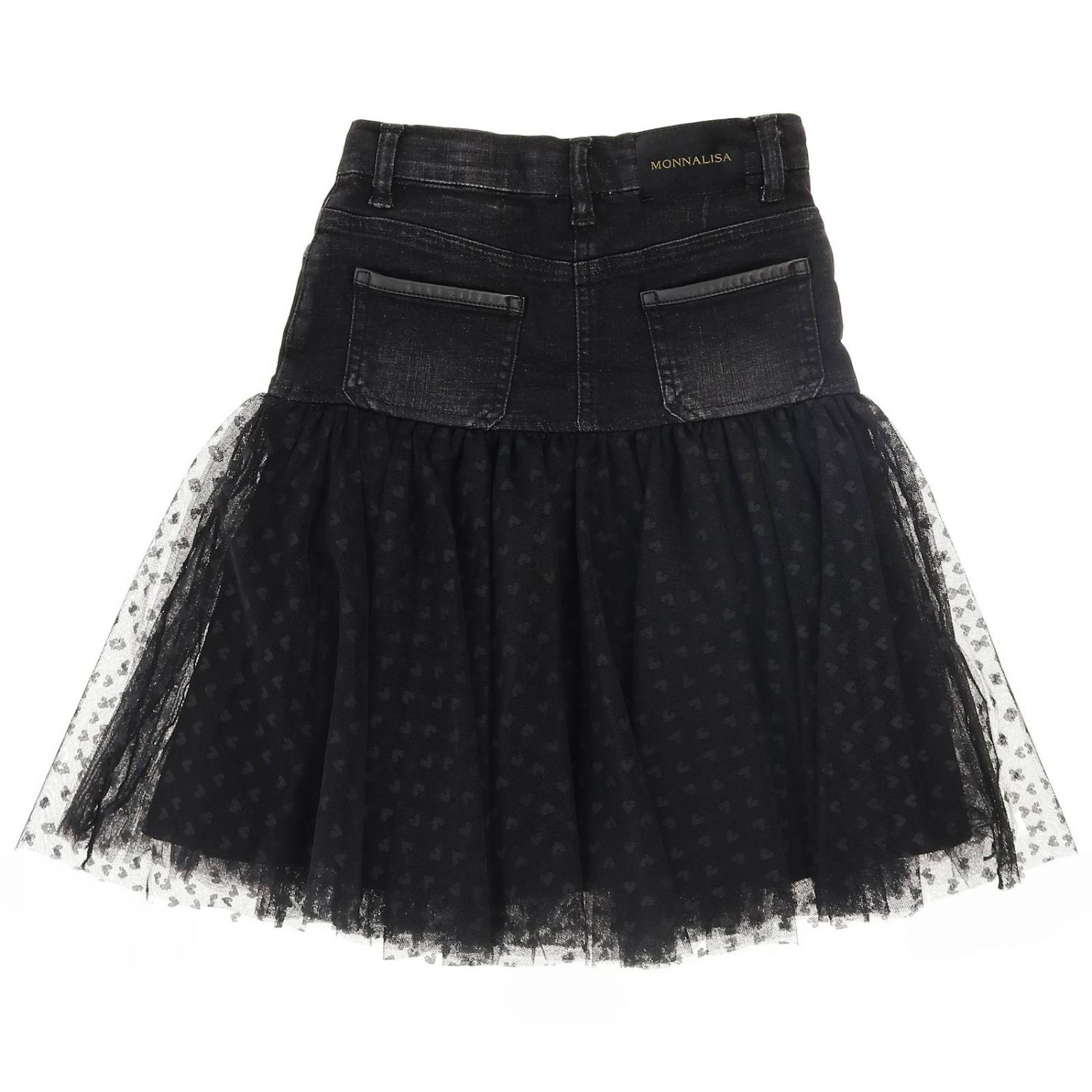 Monnalisa Outlet: Skirt kids | Skirt Monnalisa Kids Black | Skirt ...