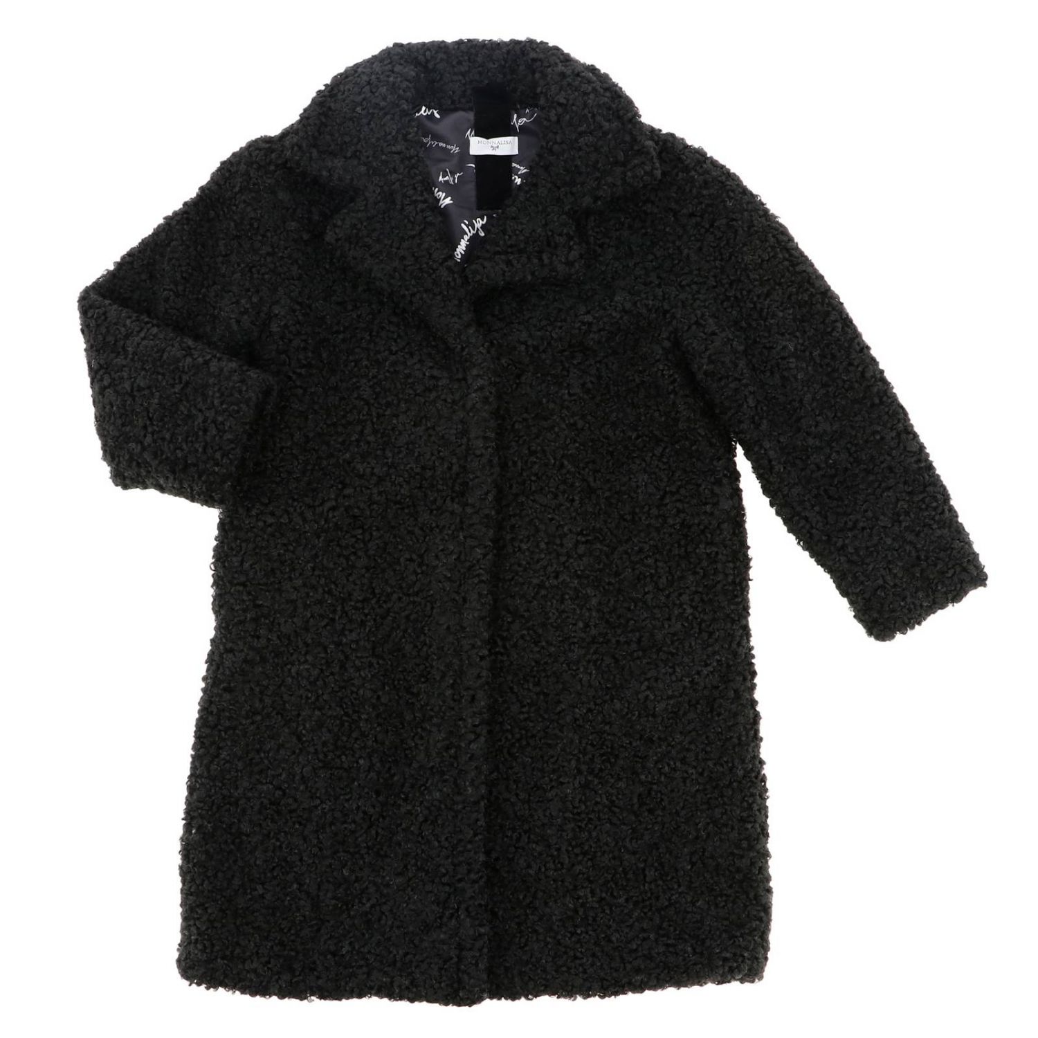 ladies black teddy jacket