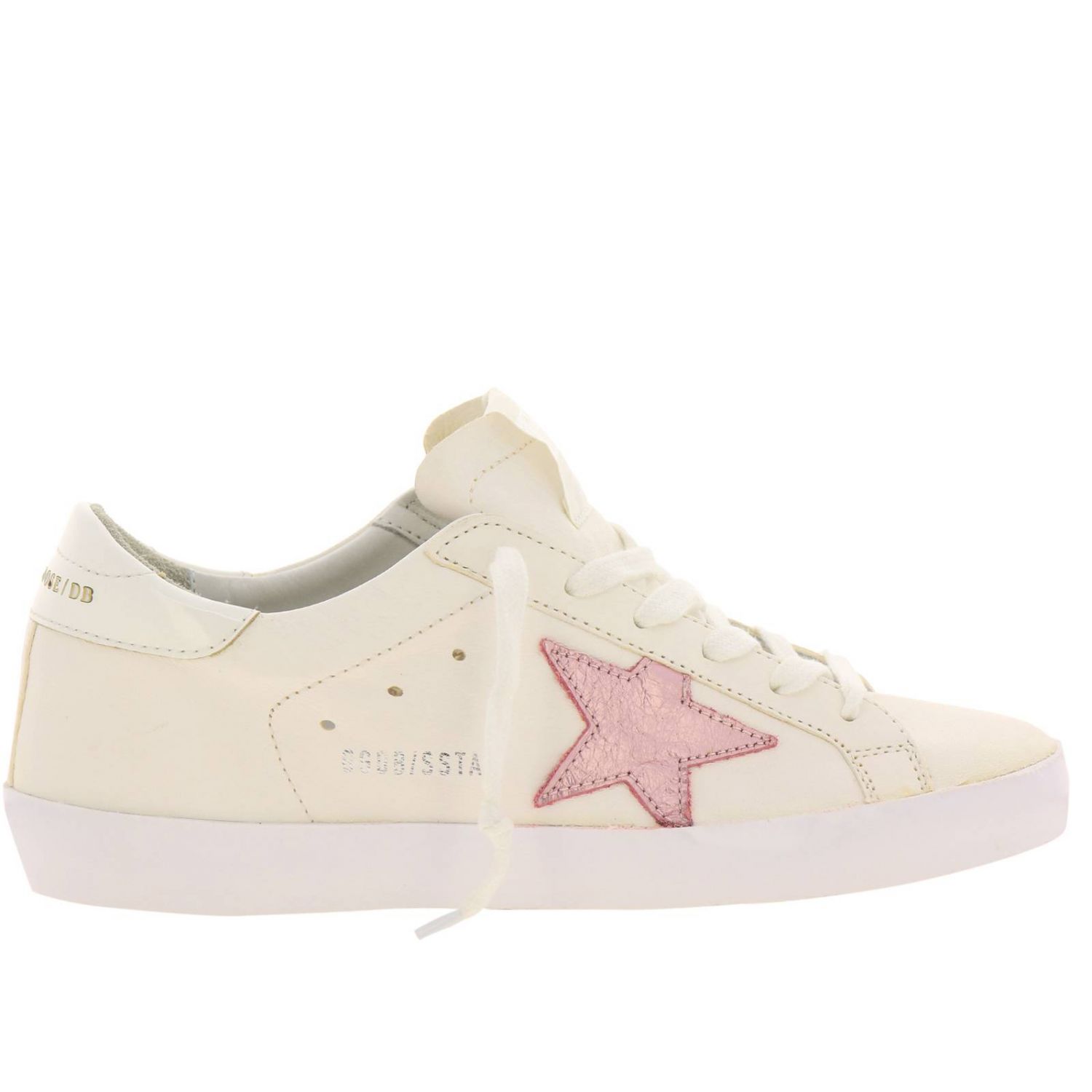 Golden Goose Outlet: Superstar sneakers in smooth leather with ...