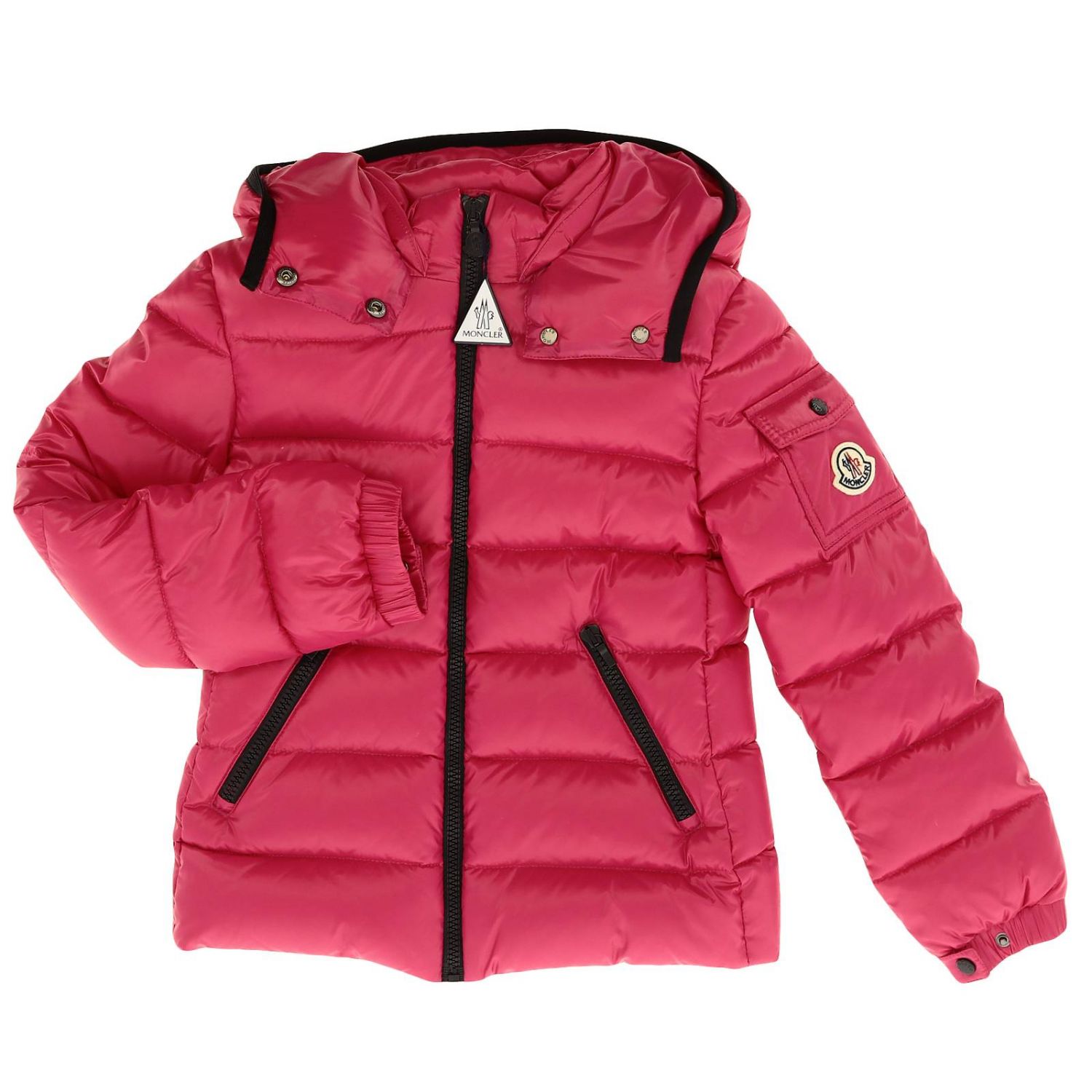 MONCLER: jacket for girls - Fuchsia | Moncler jacket 46827 68950 online ...