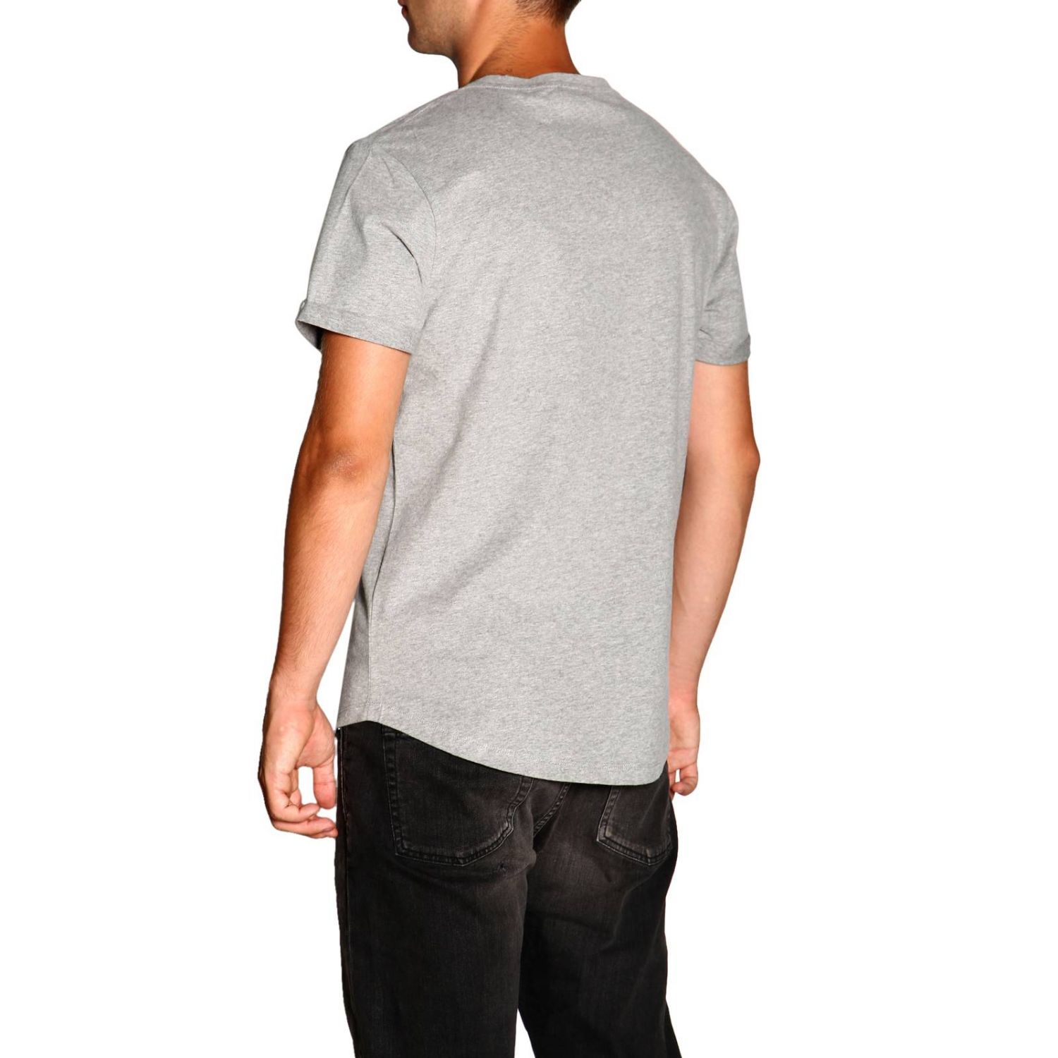 T-Shirt Balmain: Balmain T-Shirt mit Maxi-Logo grau 3
