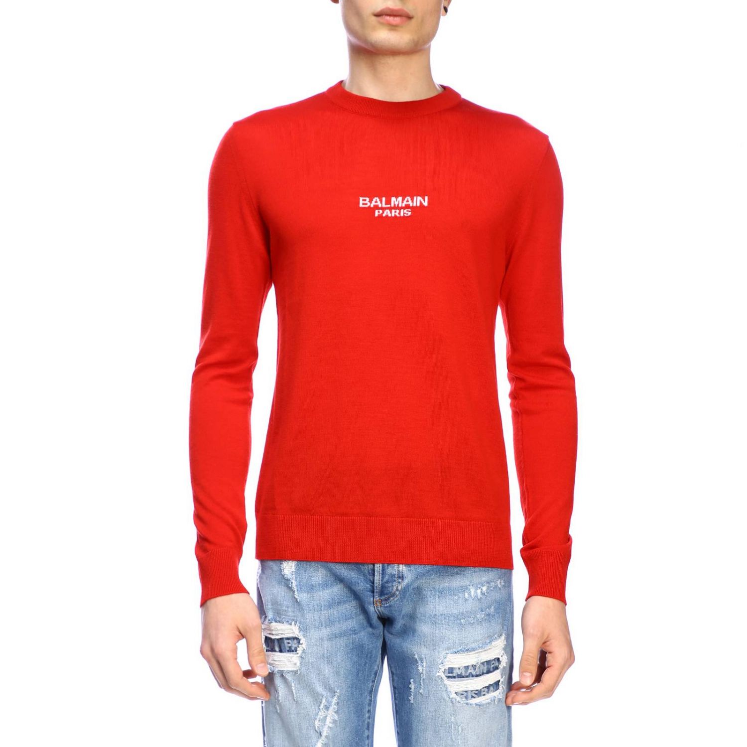 Balmain Outlet: crew-neck jumper with 