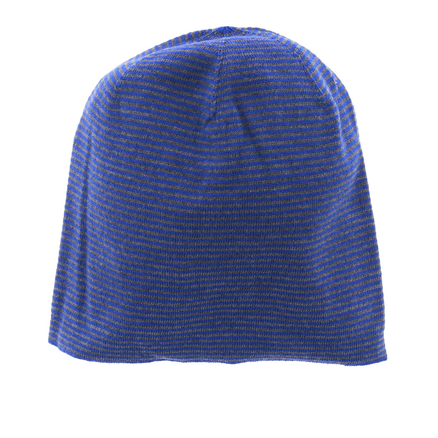Gallo Outlet: Cappello di lana a micro riga double - Blue | Cappello Gallo  AP500771 GIGLIO.COM