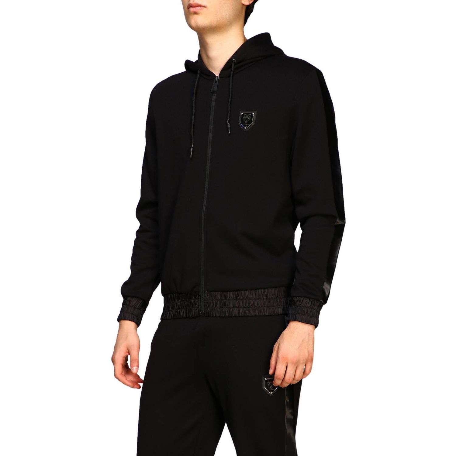 Plein Sport Outlet Sweater men Sweatshirt Plein Sport Men Black