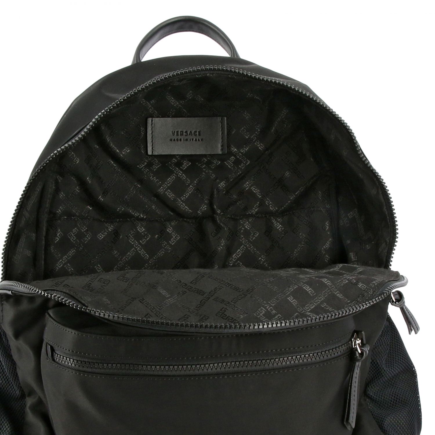 Versace Outlet: Bags men - Black | Backpack Versace DFZ7239 DNYNV ...