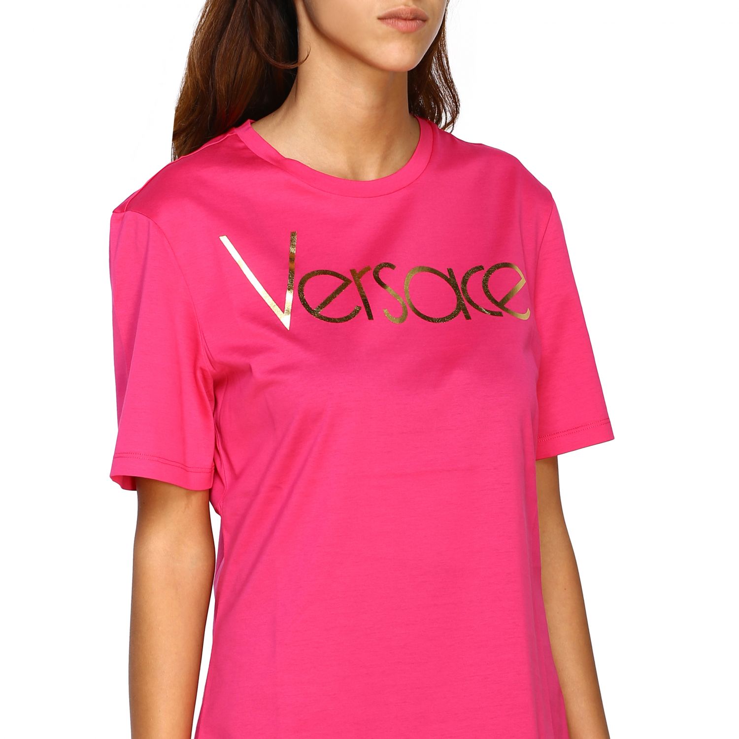 T-shirt women Versace | T-Shirt Versace Women Fuchsia | T-Shirt Versace ...