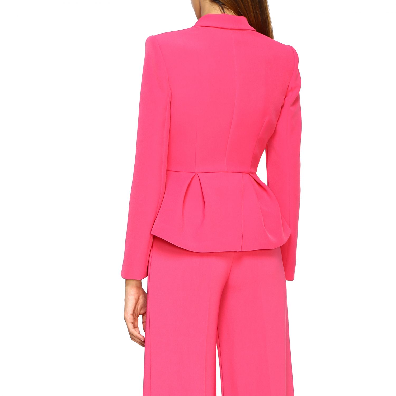 Elisabetta Franchi Outlet Blazer femme Fuchsia Tailleur Elisabetta