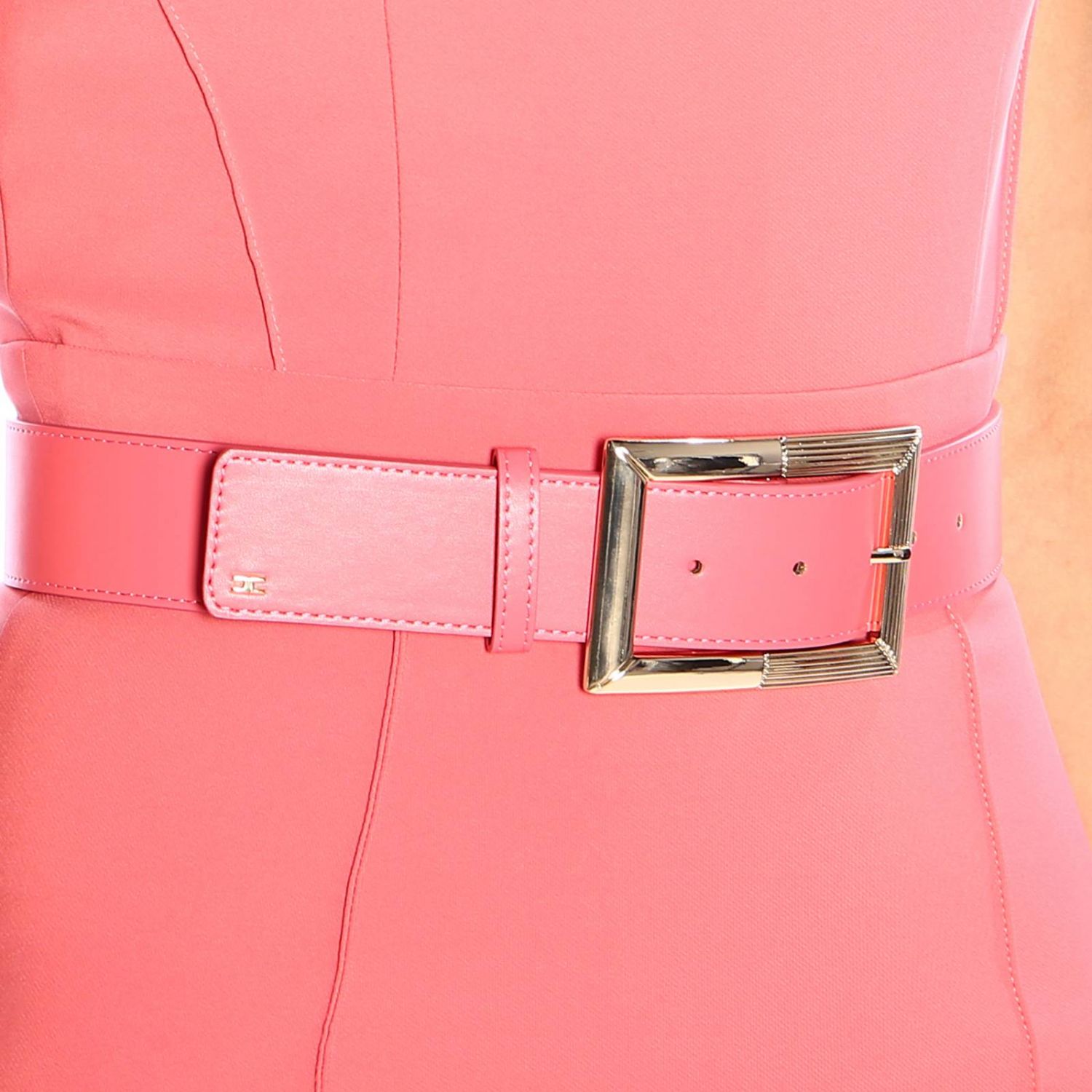 Elisabetta Franchi Outlet Bleistiftkleid Mit G rtel Hortensien