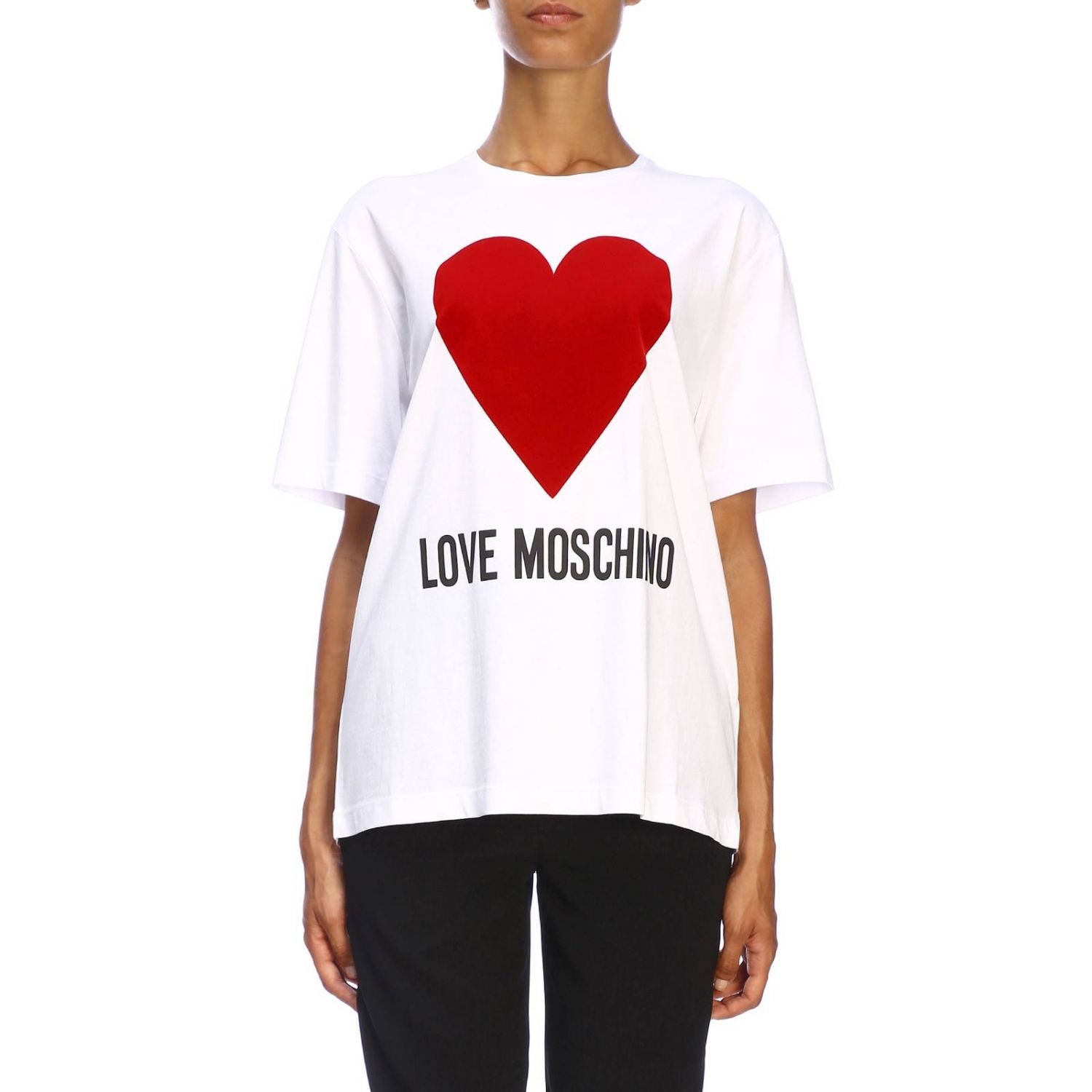moschino heart t shirt