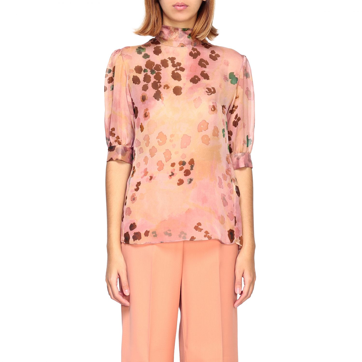 Blumarine Outlet Camisa mujer Rosa Camisa Blumarine 4140