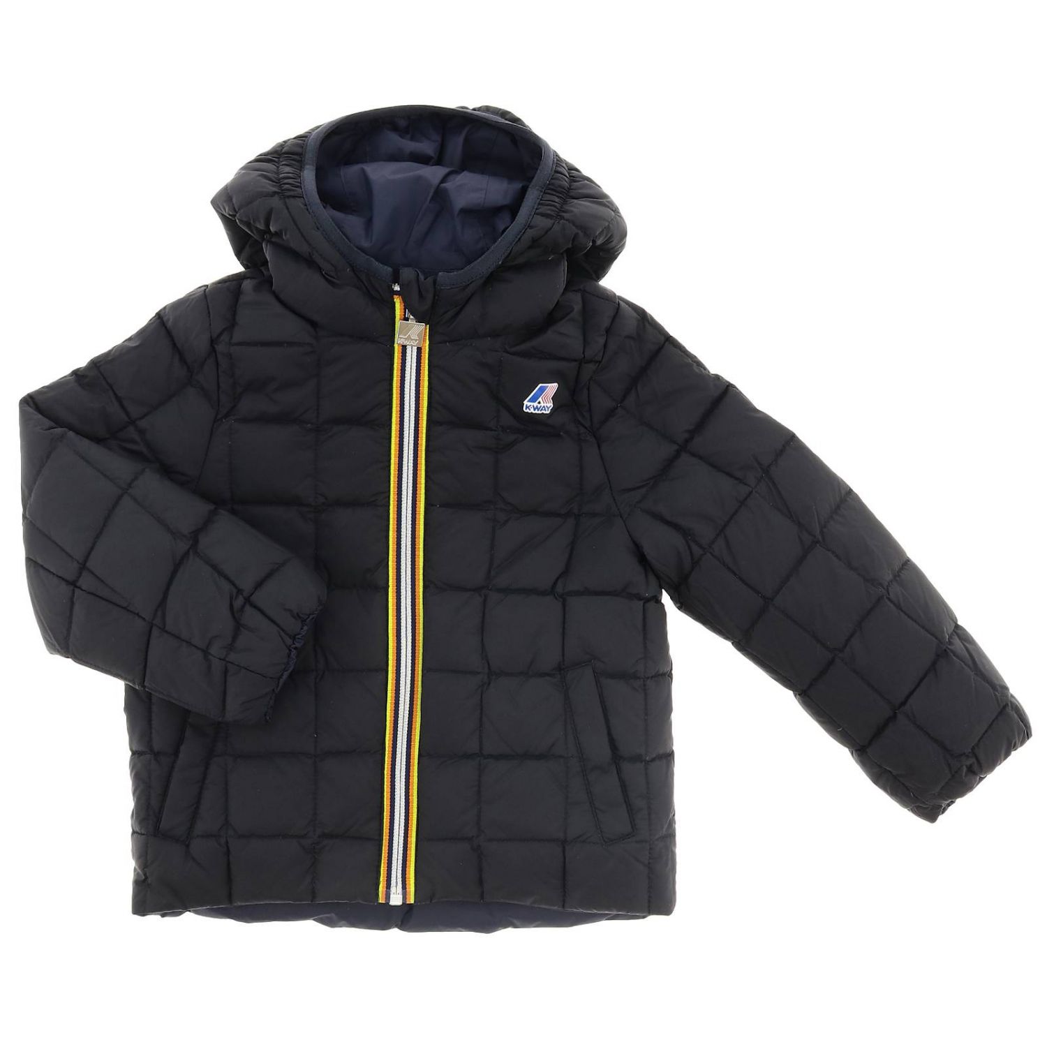 K-Way Outlet: Jacket kids | Jacket K-Way Kids Blue | Jacket K-Way ...