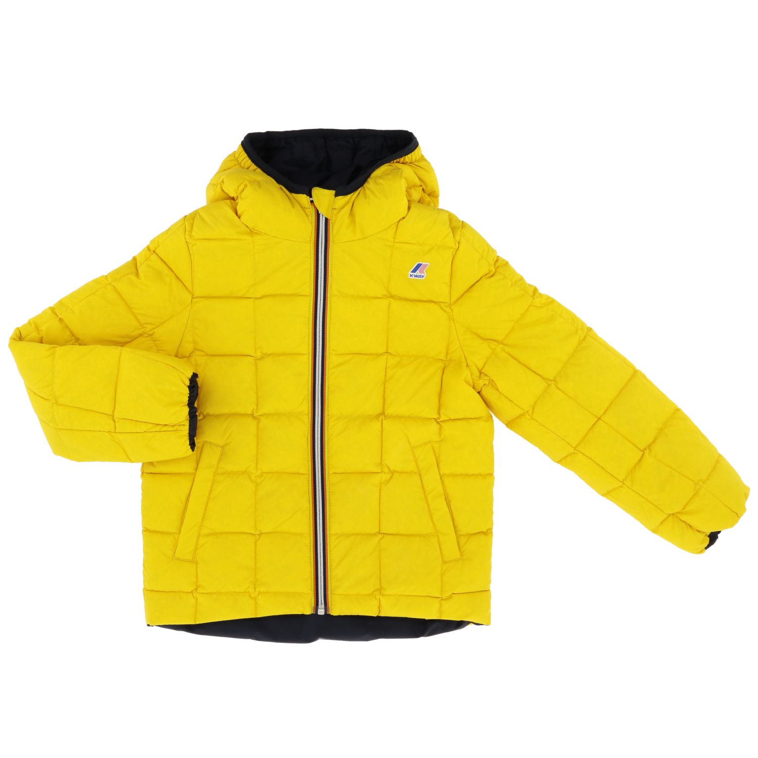 K-Way Outlet: jacket for boy - Blue 1 | K-Way jacket K001K40 online on ...
