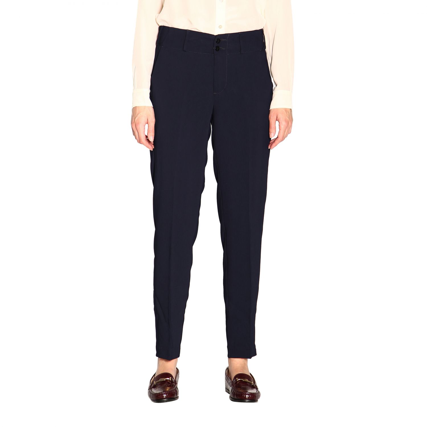European Culture Outlet Pants women Navy Pants European Culture
