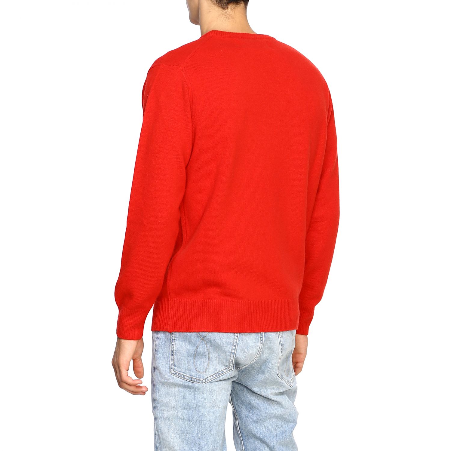 MC2 SAINT BARTH: Sweater men - Red | Sweater Mc2 Saint Barth HERON GIN ...