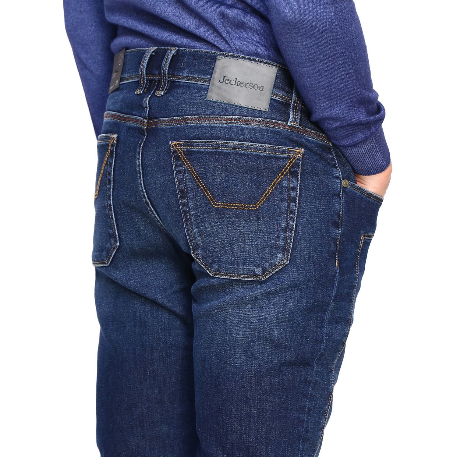 Jeckerson Outlet: Jeans men - Denim | Jeans Jeckerson PA077 D040153  GIGLIO.COM