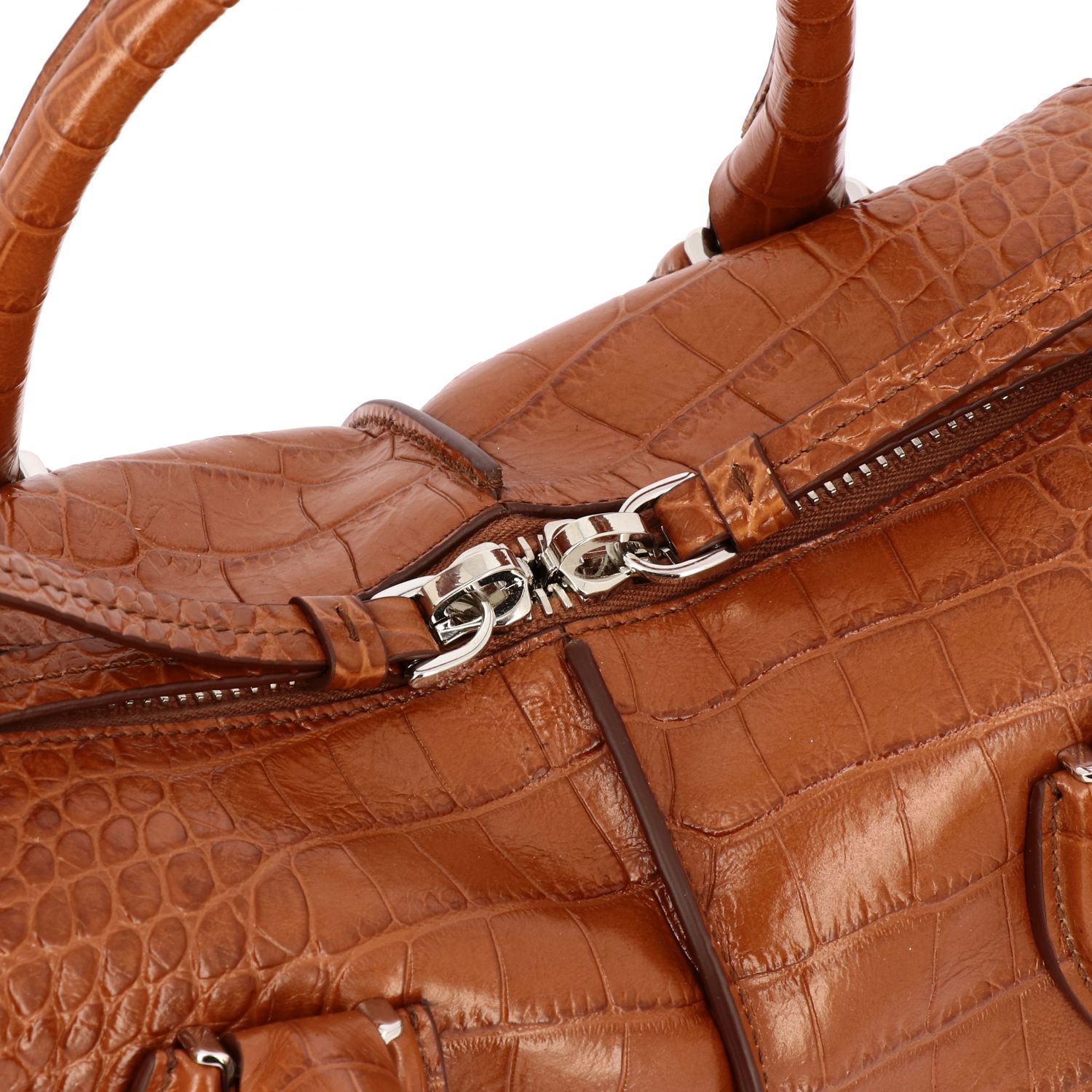 brown leather mini bag