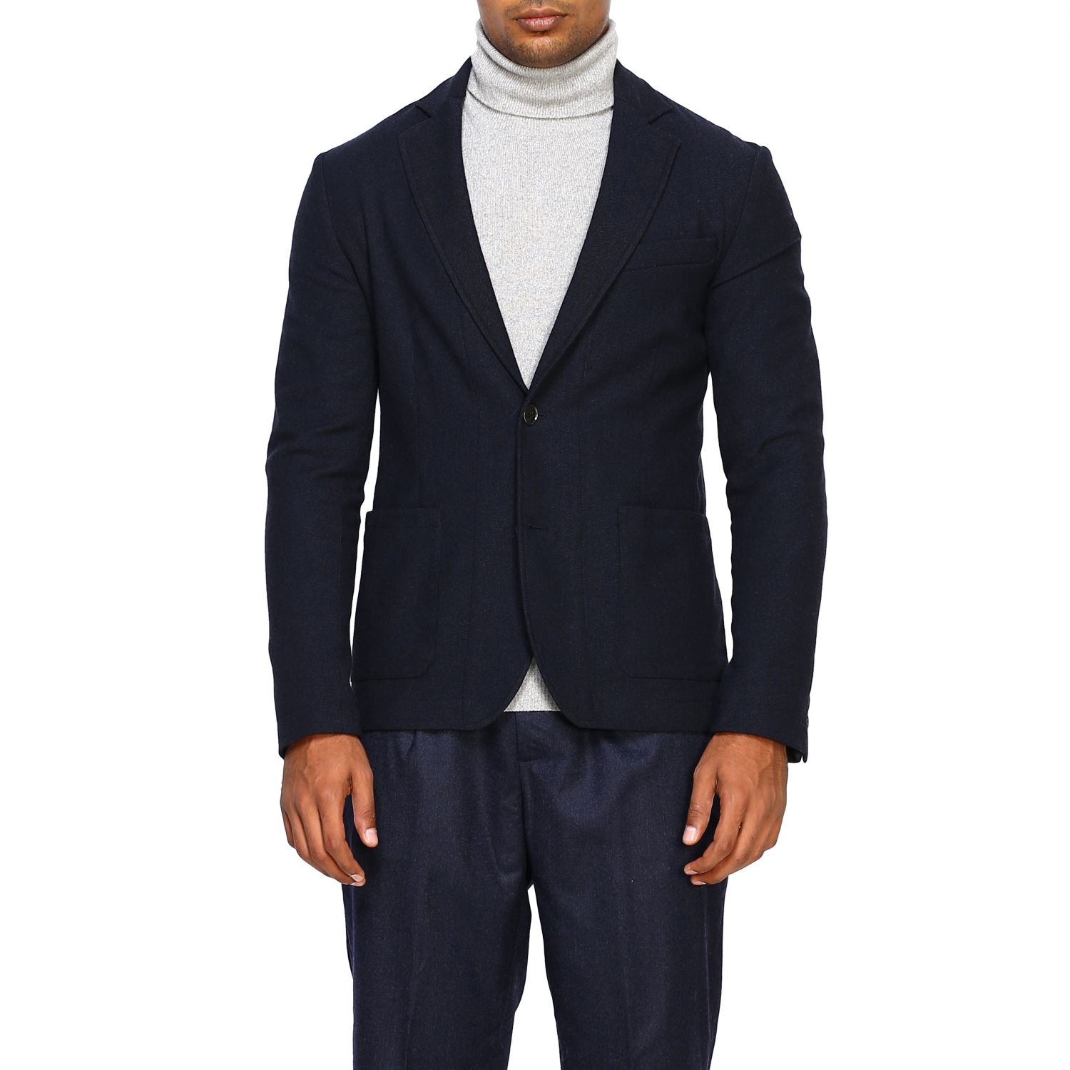 Brooksfield Outlet: blazer for men - Blue | Brooksfield blazer 207G ...