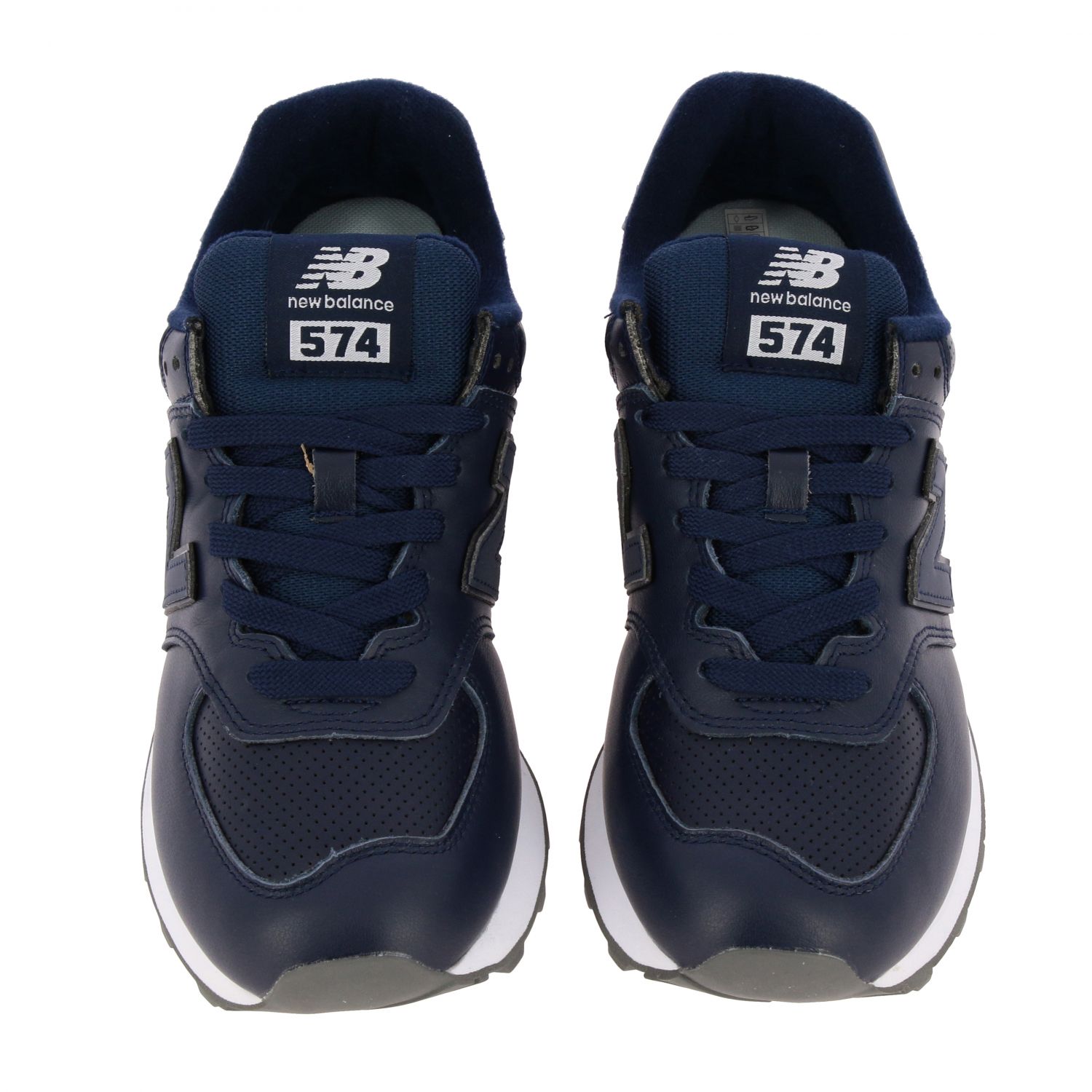 Ewell secuestrar Creta New Balance Outlet: 574 Sneakers aus Leder und Mesh - Blau | New Balance  Sneakers ML574 SNU online auf GIGLIO.COM
