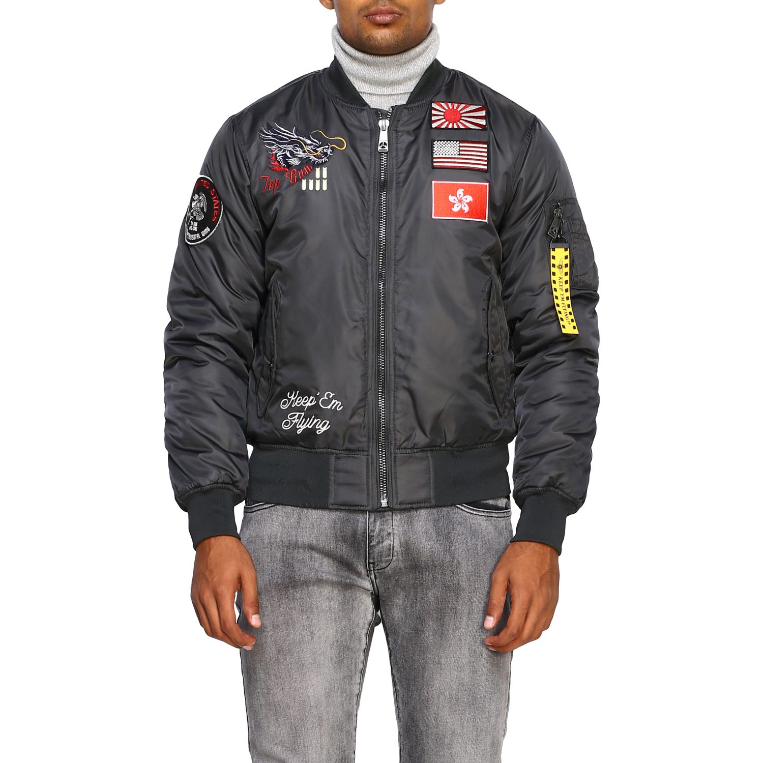 Top Gun Outlet Jacket men Military Jacket Top Gun 53093 TGJ1934