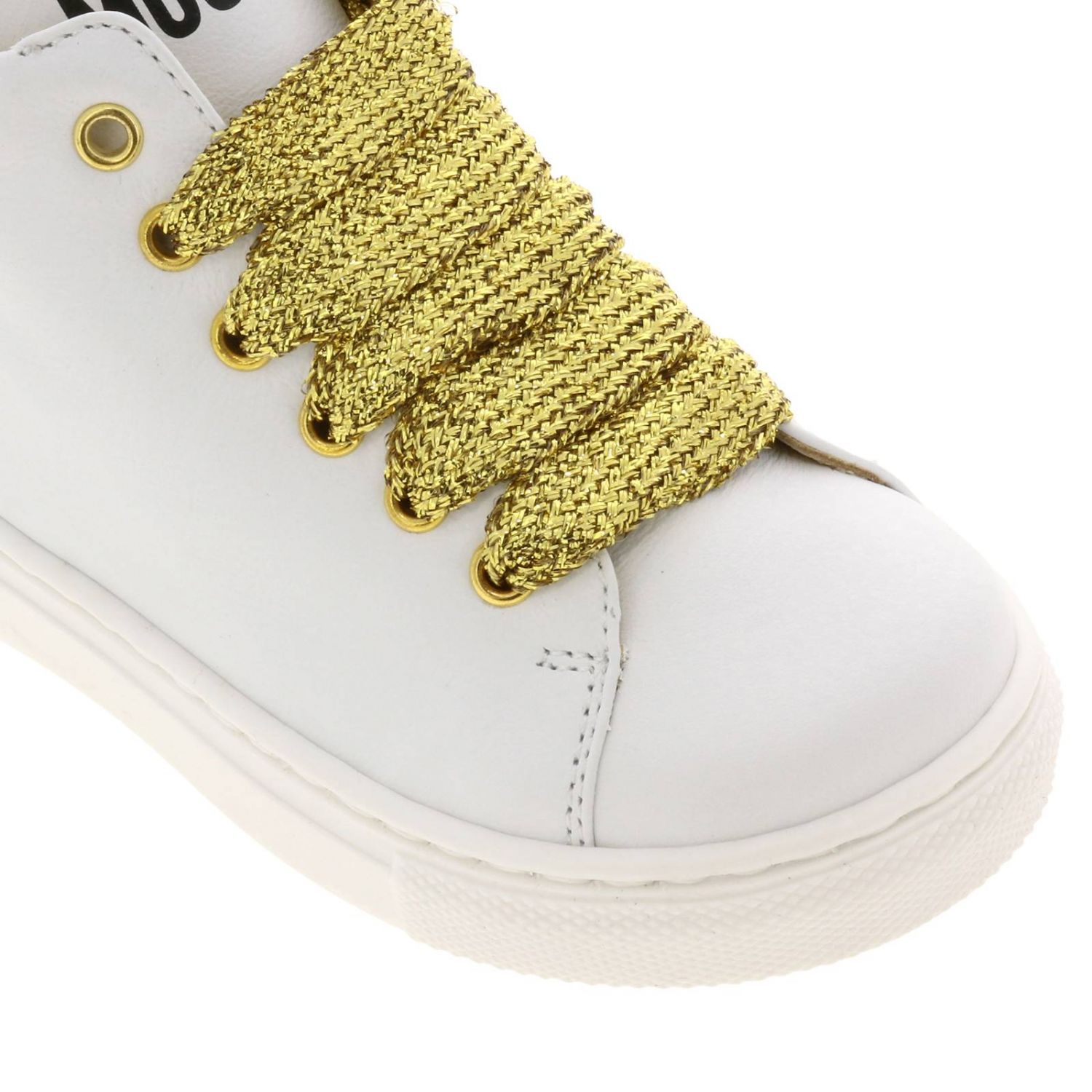 Moschino Baby Outlet Shoes kids Shoes Moschino Baby Kids White Shoes Moschino Baby 61711