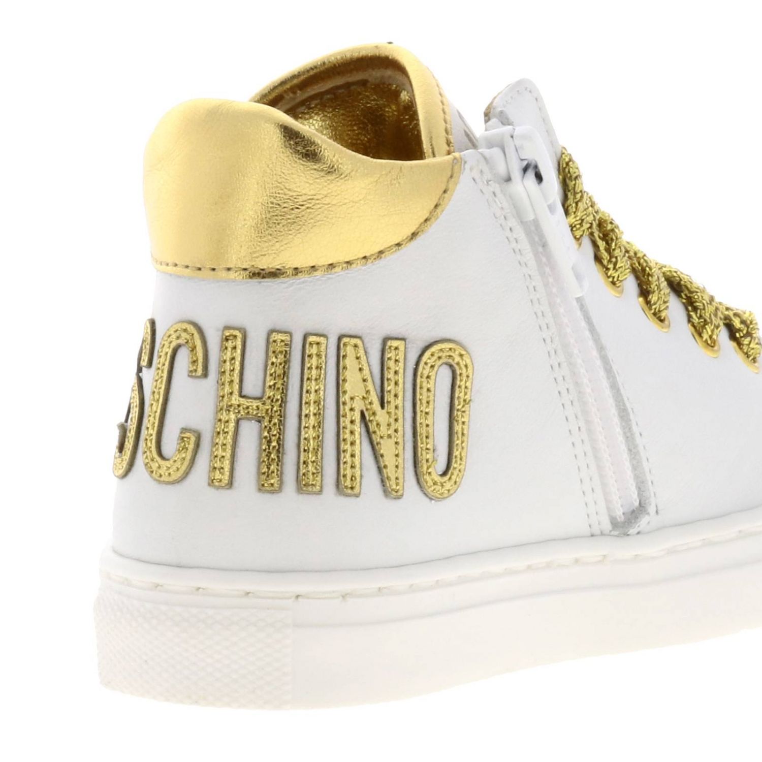 Moschino Baby Outlet shoes for girls White Moschino Baby shoes