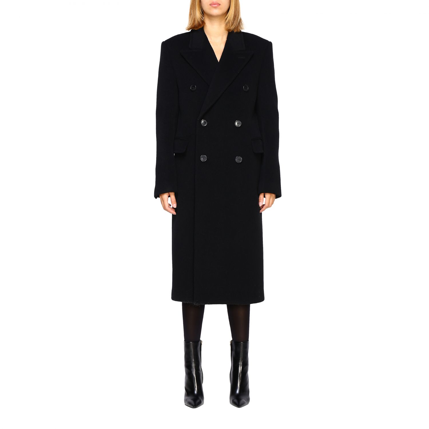 Coat women Saint Laurent | Coat Saint Laurent Women Black | Coat Saint ...