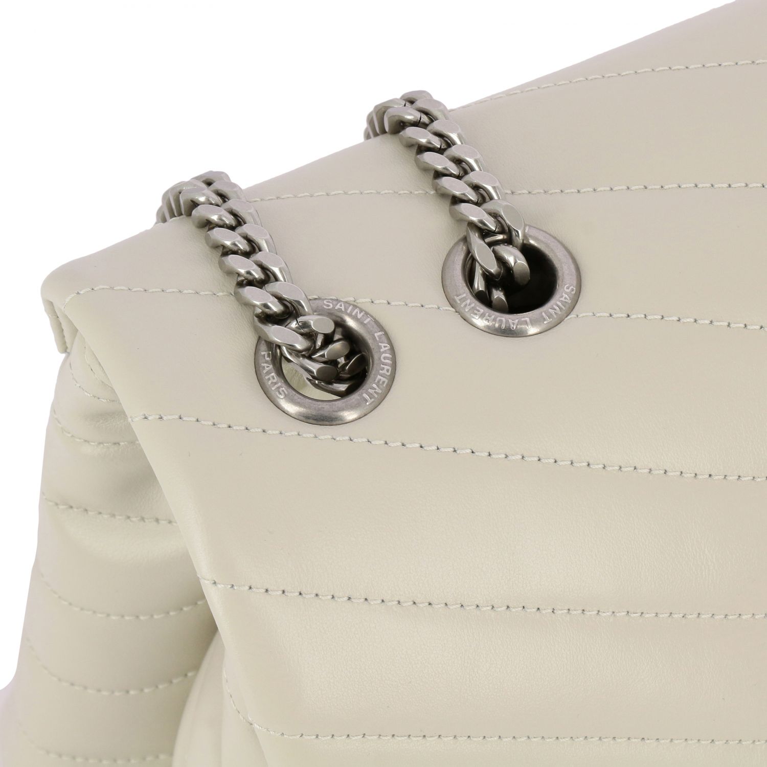 SAINT LAURENT crossbody bags for woman White Saint Laurent crossbody bags 574946 DV726