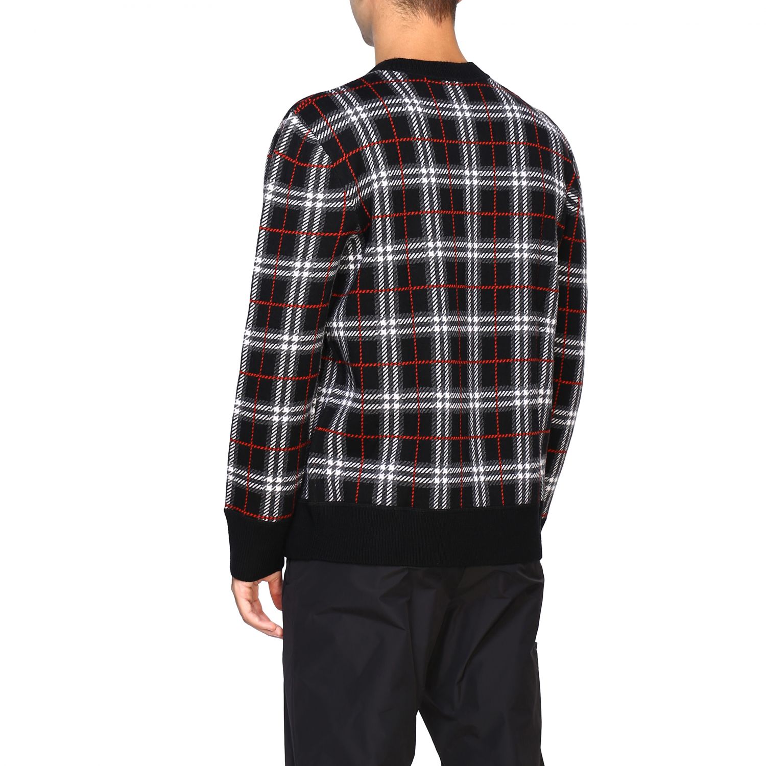 Burberry Outlet: Sweater men | Sweater Burberry Men Black | Sweater ...