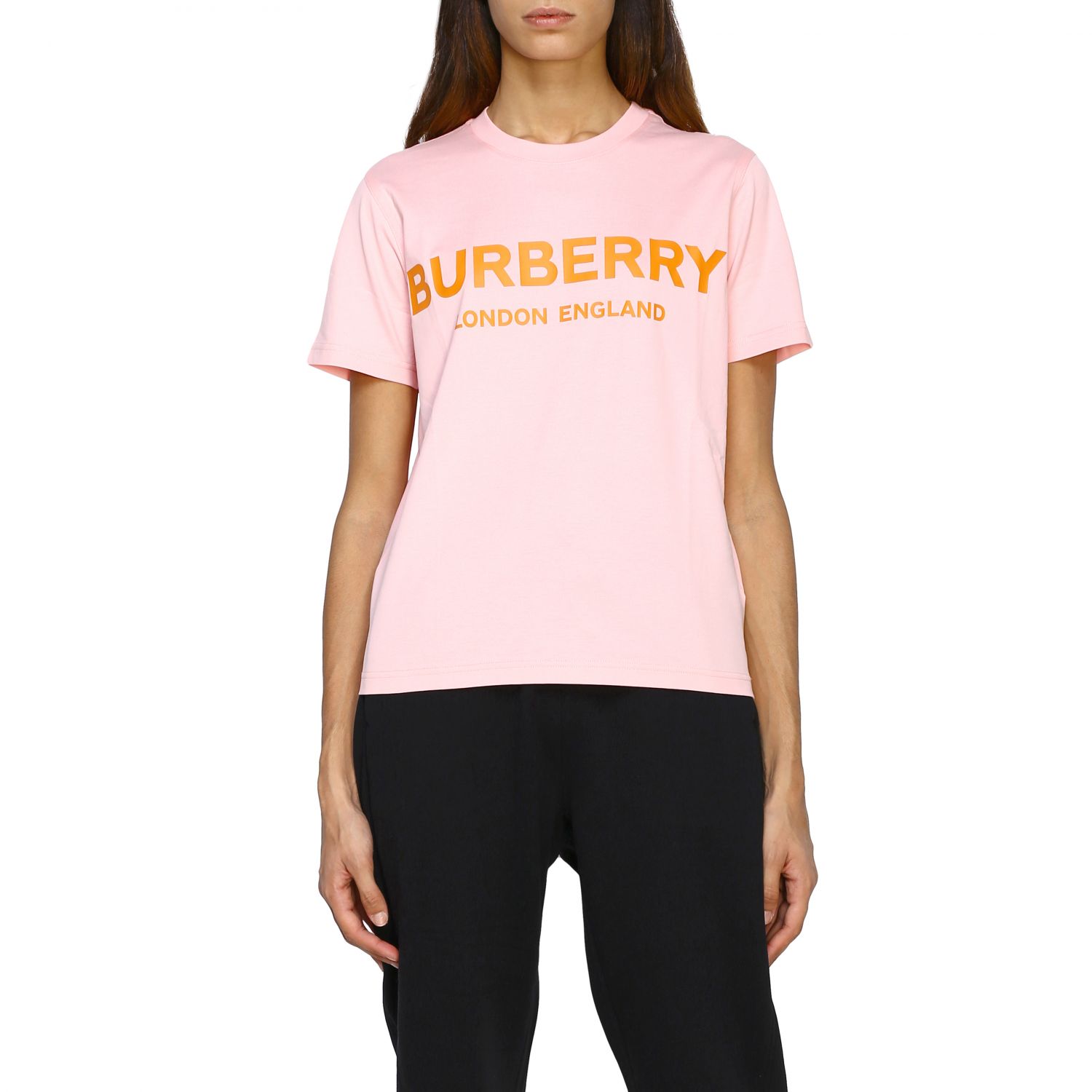 burberry t shirt womens orange