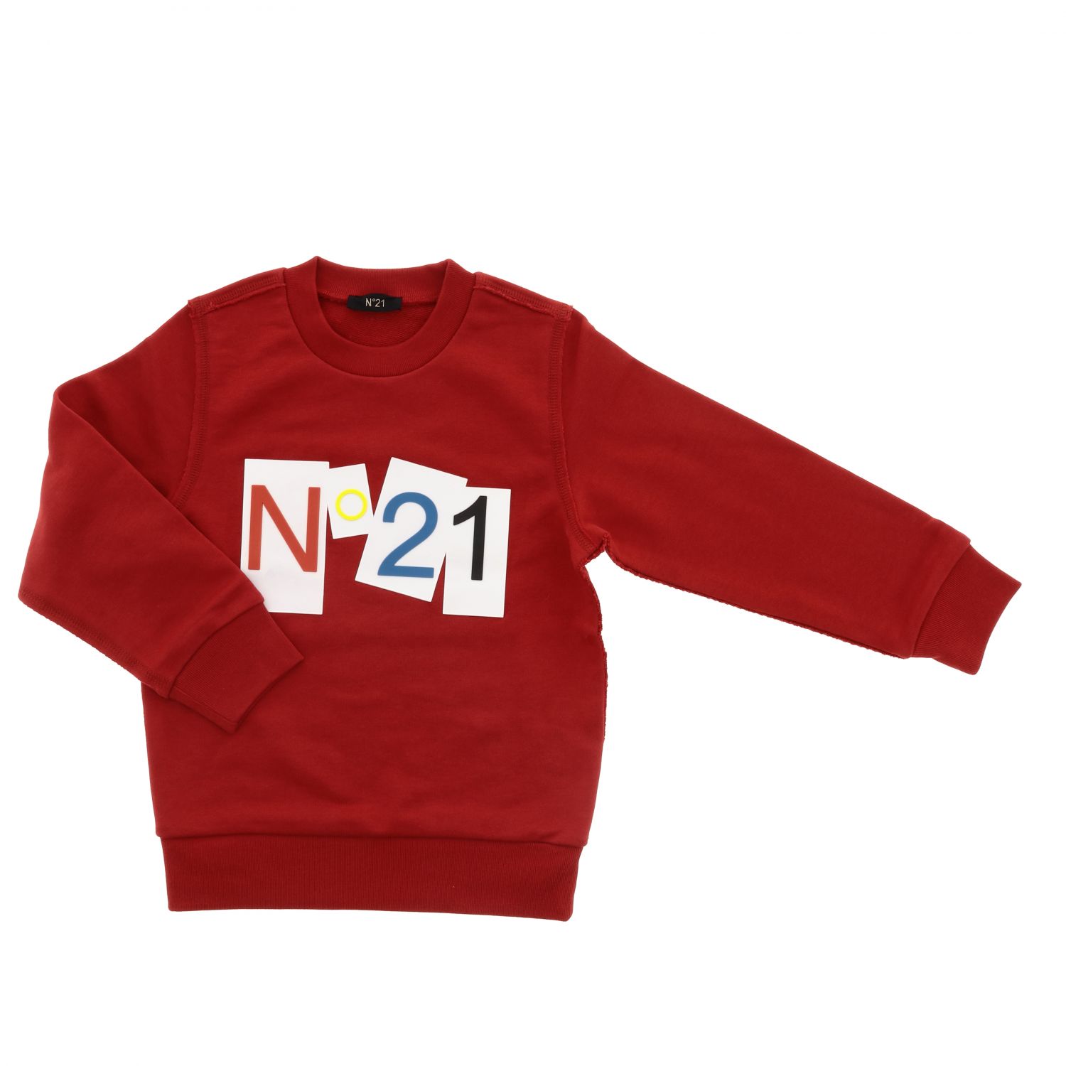 N° 21 Outlet: Sweater kids - Red | Sweater N° 21 N21431 N0005 GIGLIO.COM