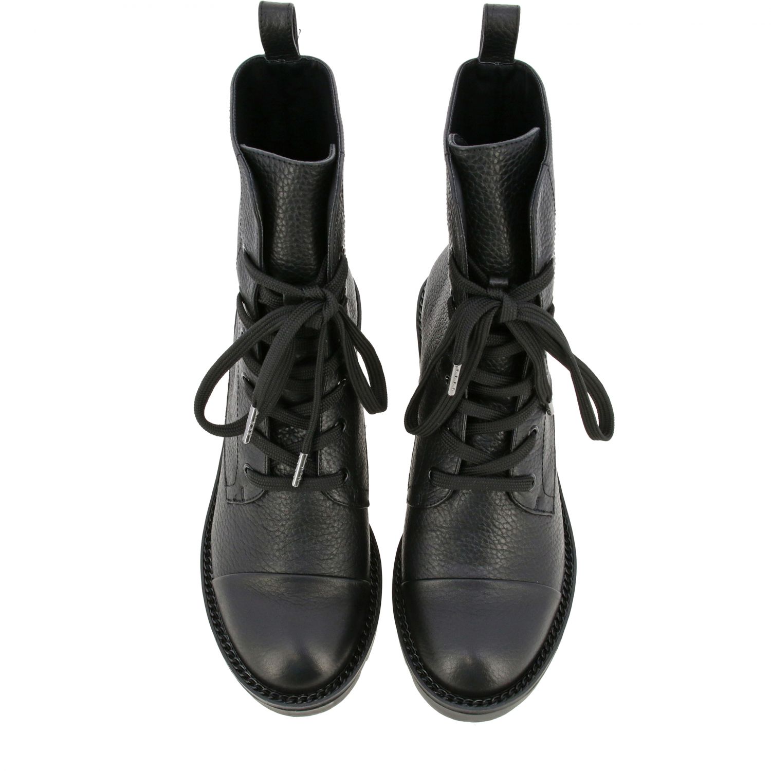 KENDALL+KYLIE PARK ANFIBIO DONNA IN PELLE NERA panama.mainapps.com 