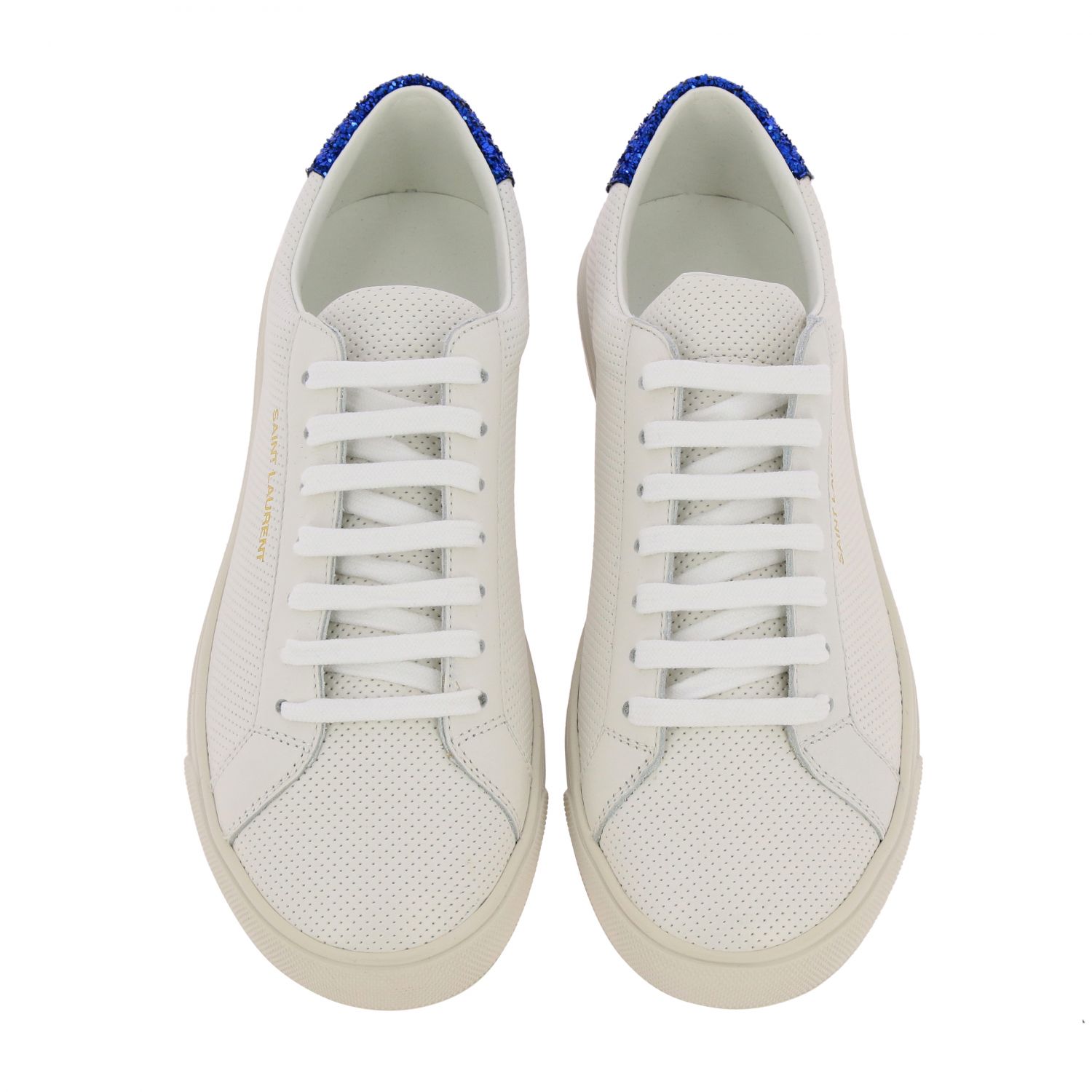 Saint Laurent Outlet: Shoes women - White | Sneakers Saint Laurent ...