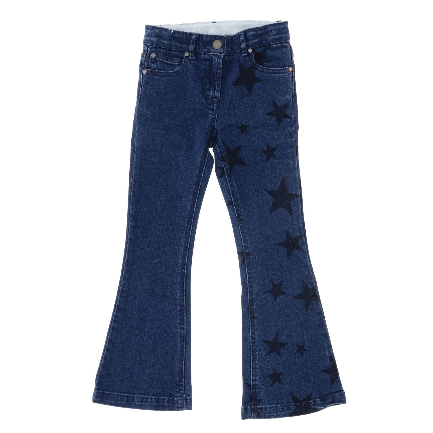 Stella Mccartney Outlet: Zampa stampa stelle - Denim | Jeans Stella  Mccartney 566557SNK41 GIGLIO.COM