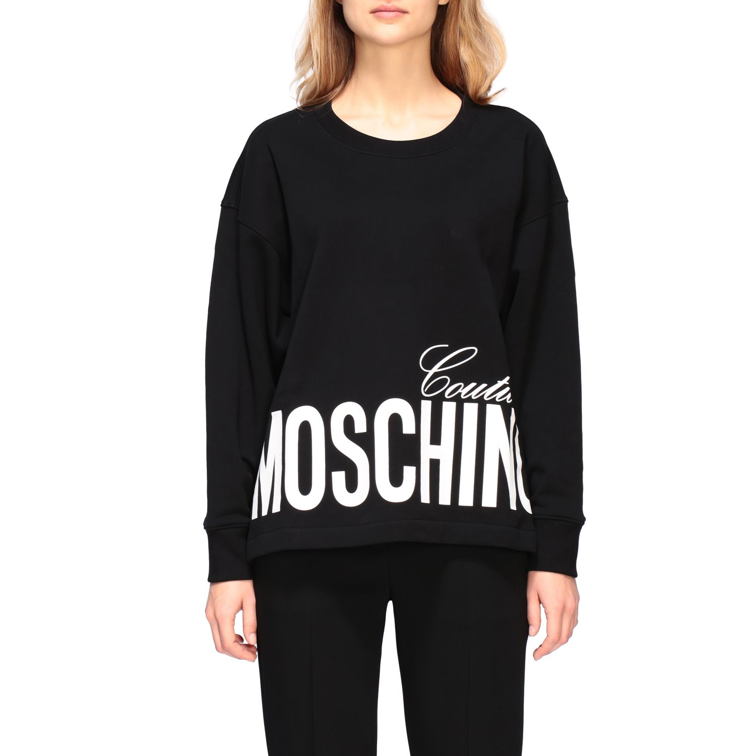 moschino couture hoodie