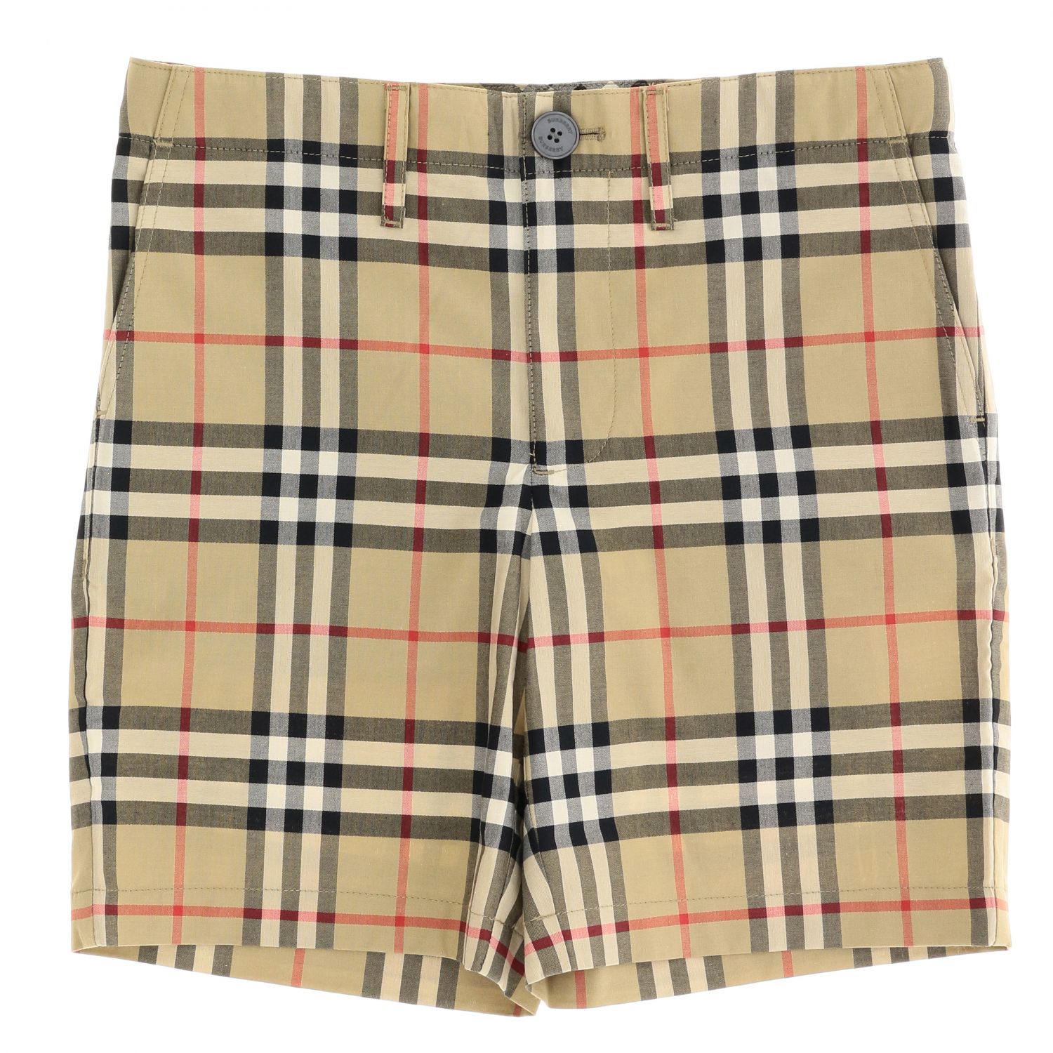 Burberry shorts in cotton with vintage 