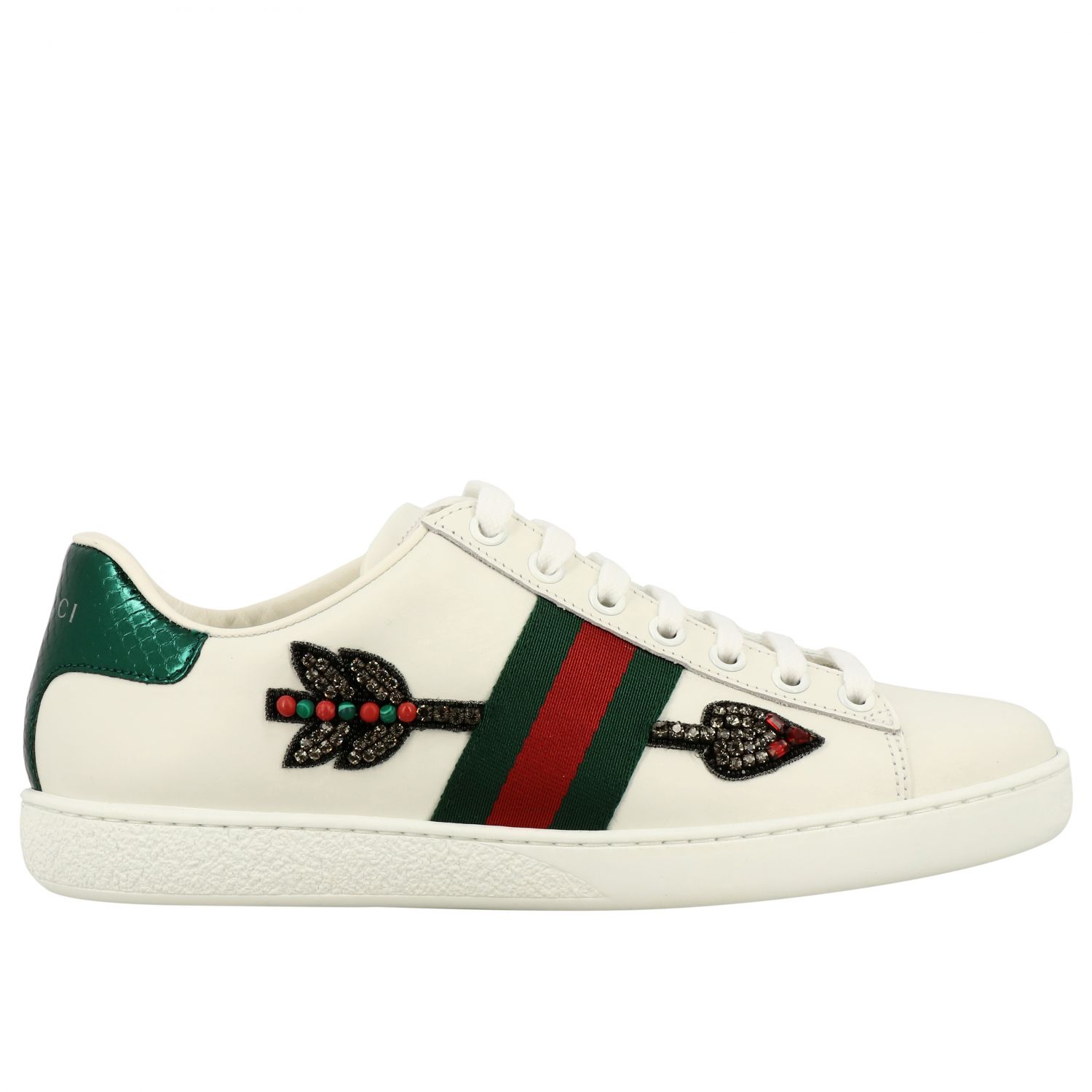 gucci tennis shoes with rhinestones
