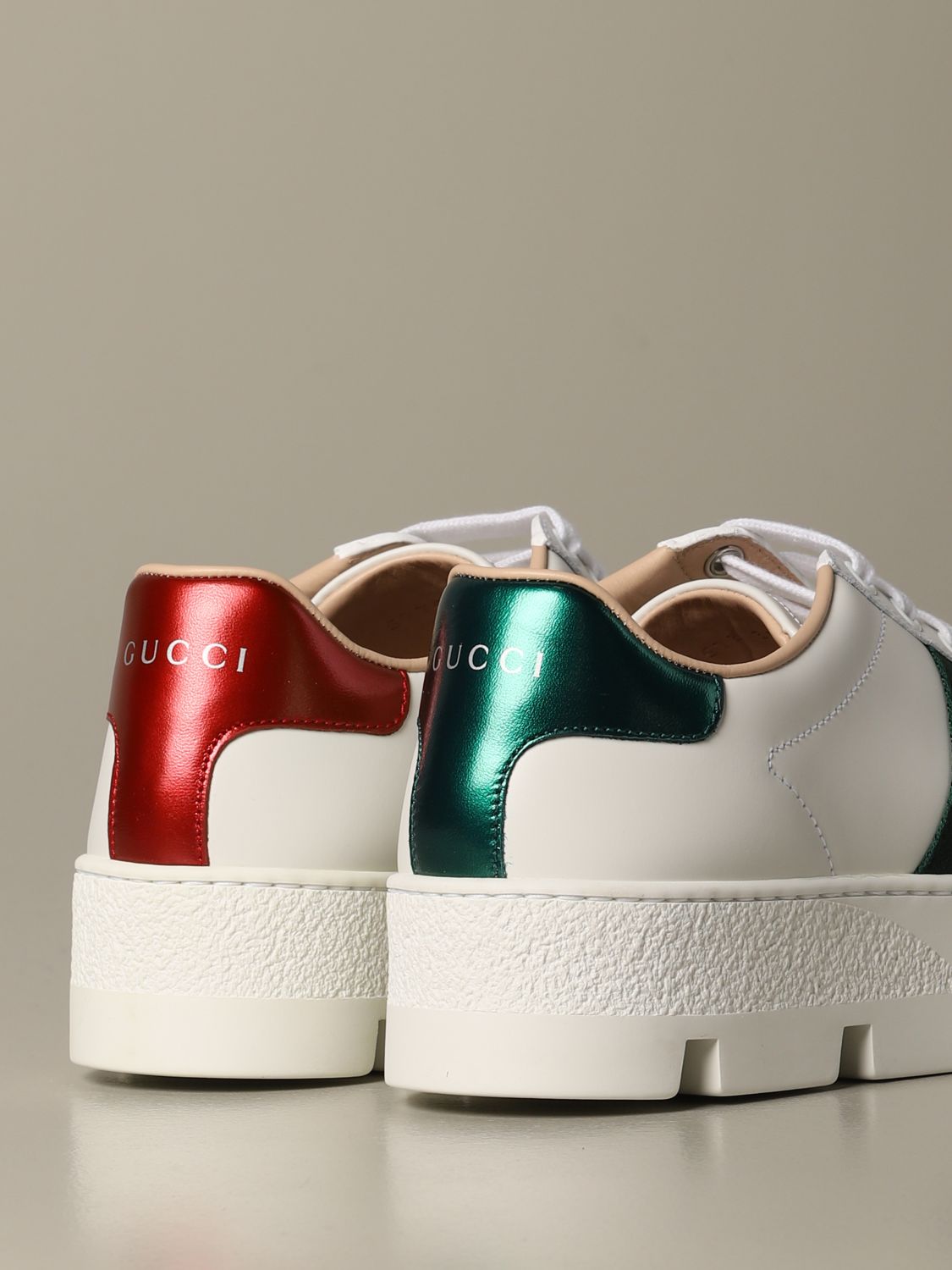 GUCCI: sneakers for woman - White | Gucci sneakers 577573 DOPE0 online on  