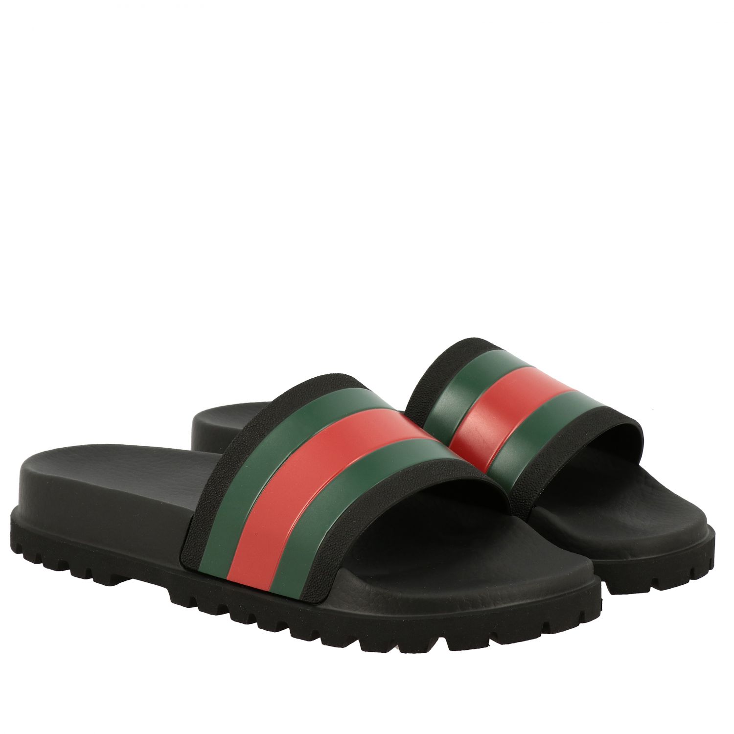 gucci rubber heel