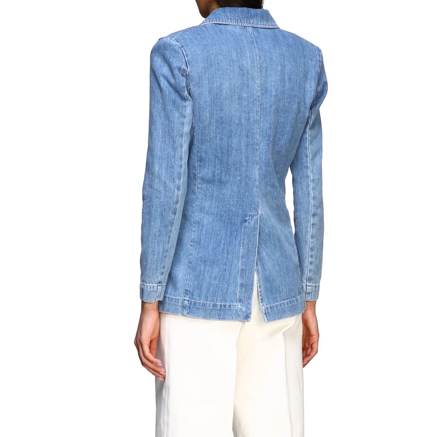Pinko Outlet: Americana mujer - Denim | Chaqueta Pinko 1J10EH-Y5T5 JANE 1  GIGLIO.COM