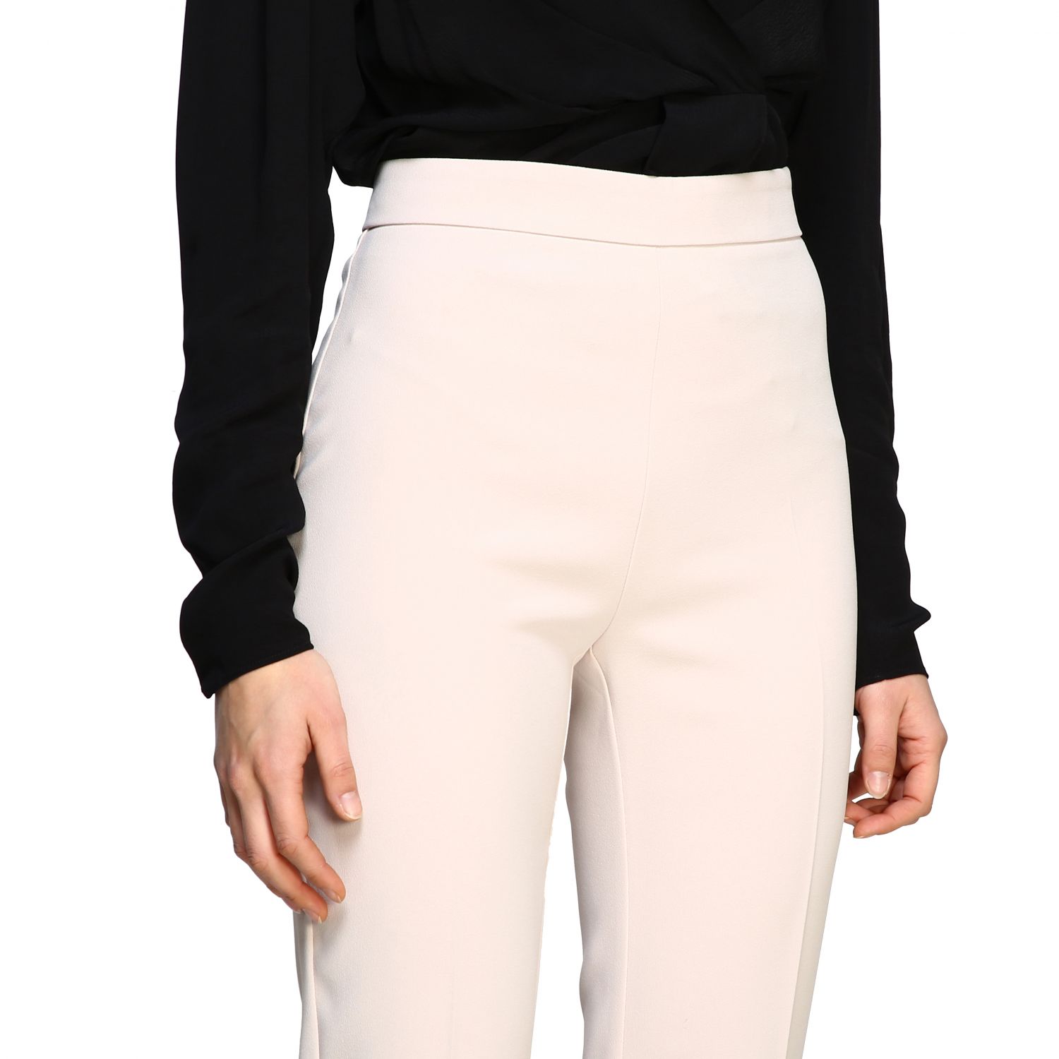 Pinko Outlet: Pantalone Bea 4 a vita alta - Cipria | Tailleur Pinko  1G14TD-7624 BEA 4 GIGLIO.COM