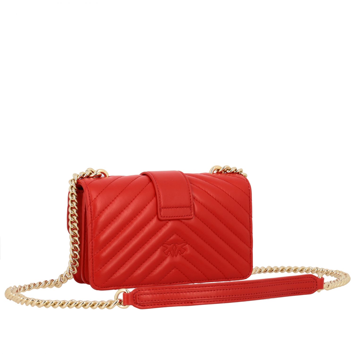 Pinko Outlet: Love mini bag in chevron leather | Mini Bag Pinko Women ...