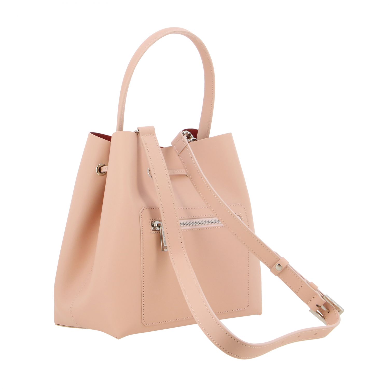 Lancaster Paris leather bucket bag | Handbag Lancaster Paris Women Pink | Handbag Lancaster ...