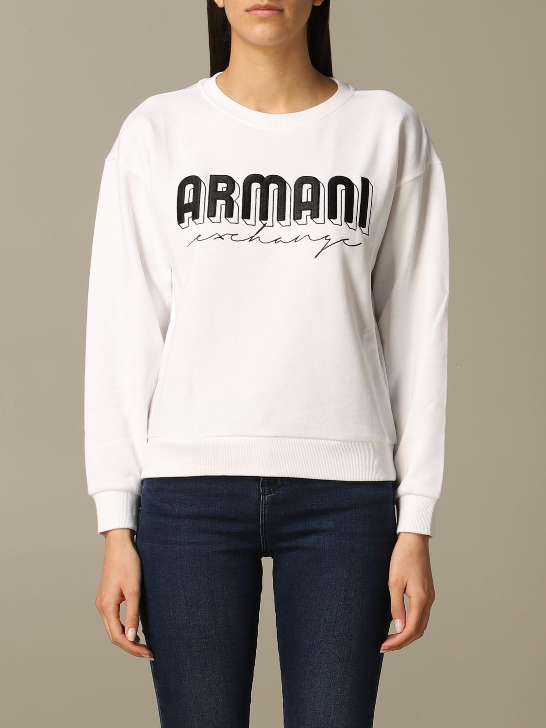 armani exchange sweatshirt womens