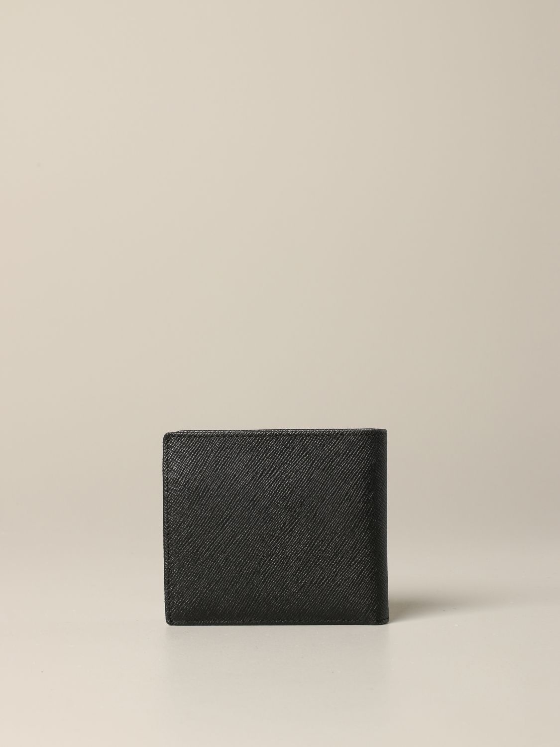 Armani Exchange Outlet: wallet in saffiano synthetic leather - Black | Armani  Exchange wallet 958098 CC223 online on 