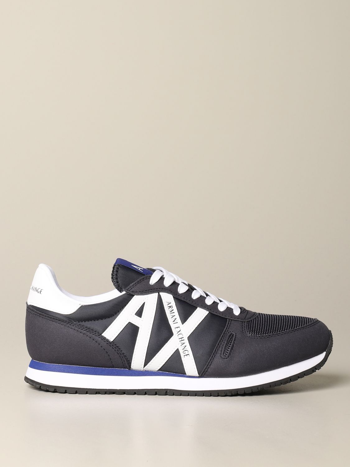 Armani Exchange sneakers in suede and 