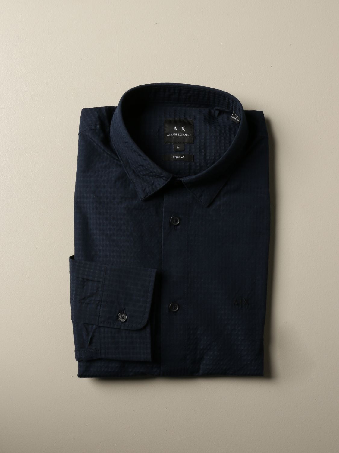 armani navy shirt