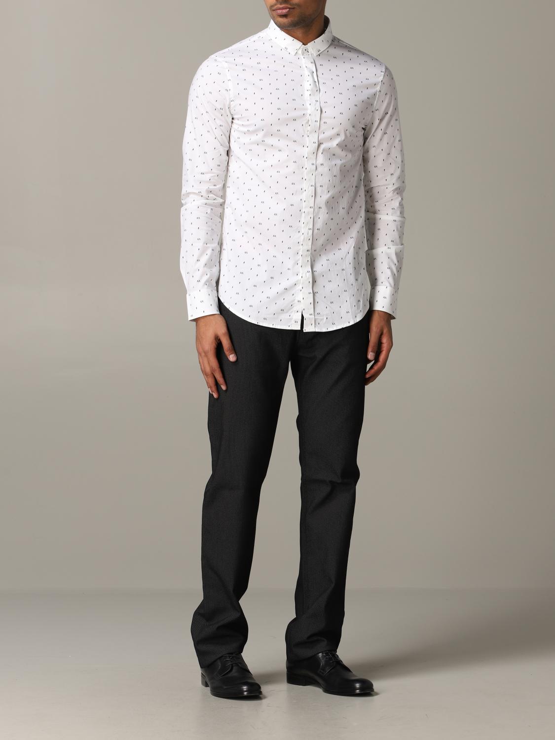 アルマーニ・エクスチェンジ(ARMANI EXCHANGE): シャツ メンズ - ホワイト | シャツ アルマーニ・エクスチェンジ 3HZC25 ZNEAZ GIGLIO.COM アルマーニ・エクスチェンジ(ARMANI EXCHANGE): シャツ メンズ - ホワイト | シャツ アルマーニ・エクスチェンジ 3HZC25 ZNEAZ GIGLIO.COM