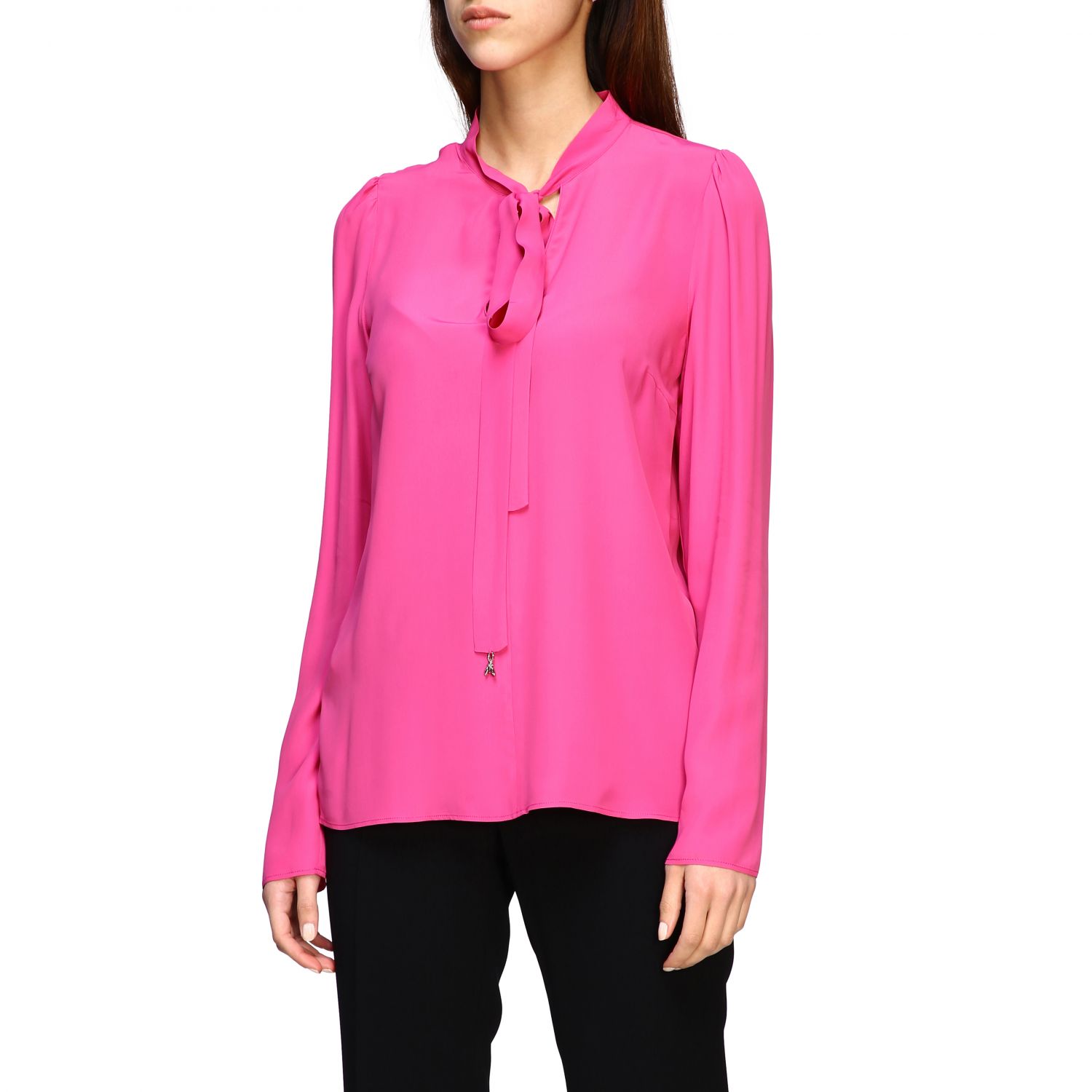 Patrizia Pepe Outlet: shirt for women - Fuchsia | Patrizia Pepe shirt ...