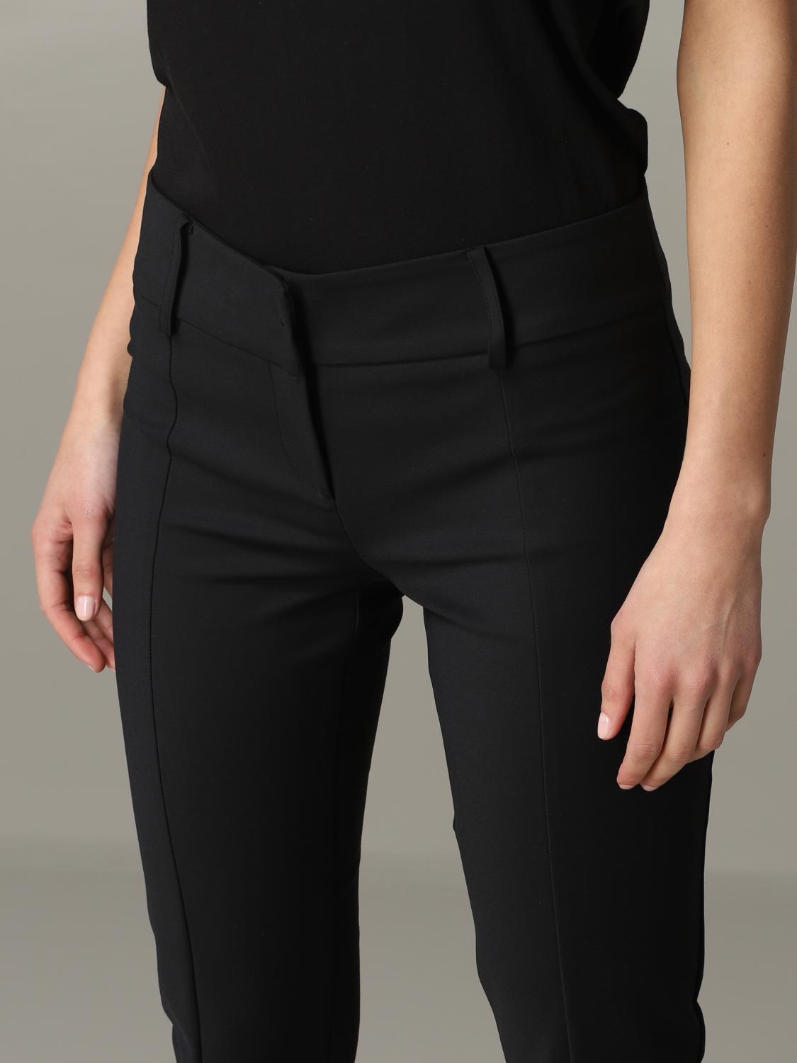 Patrizia Pepe Outlet: Pantalone classico slim - Nero | Tailleur Patrizia  Pepe CP0368 AQ39 GIGLIO.COM